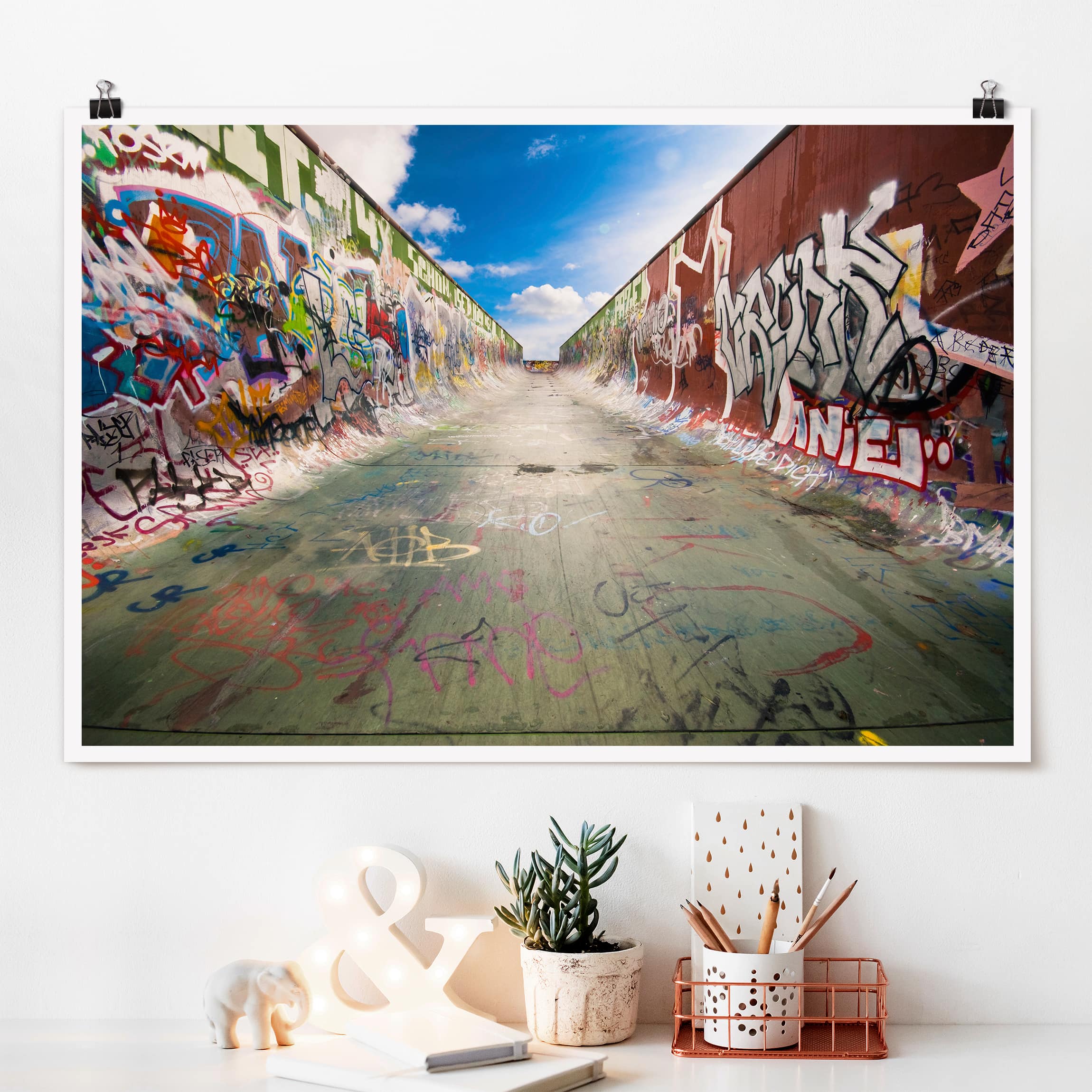 Poster Skate Graffiti