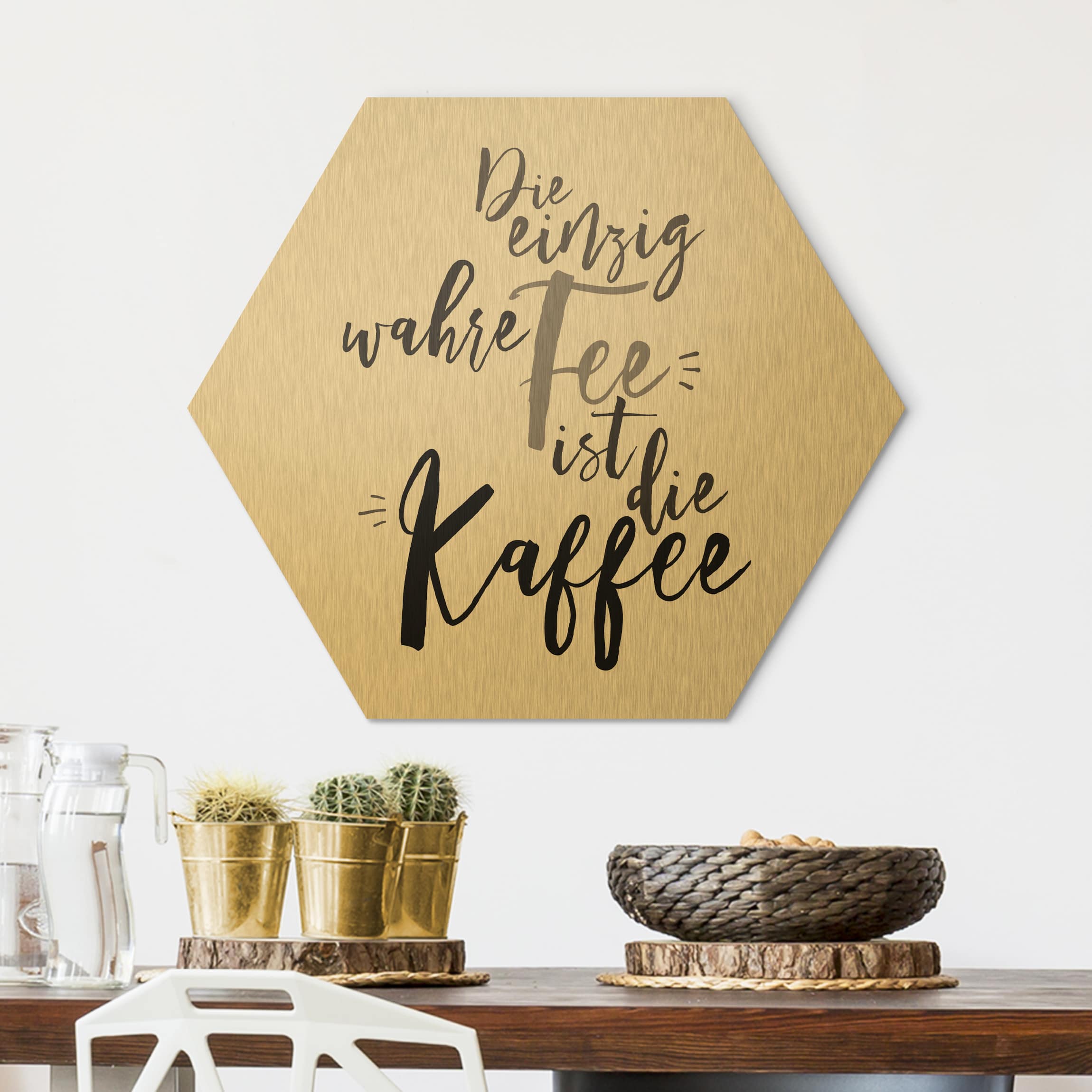 Hexagon-Alu-Dibond Bild Die einzig wahre Fee