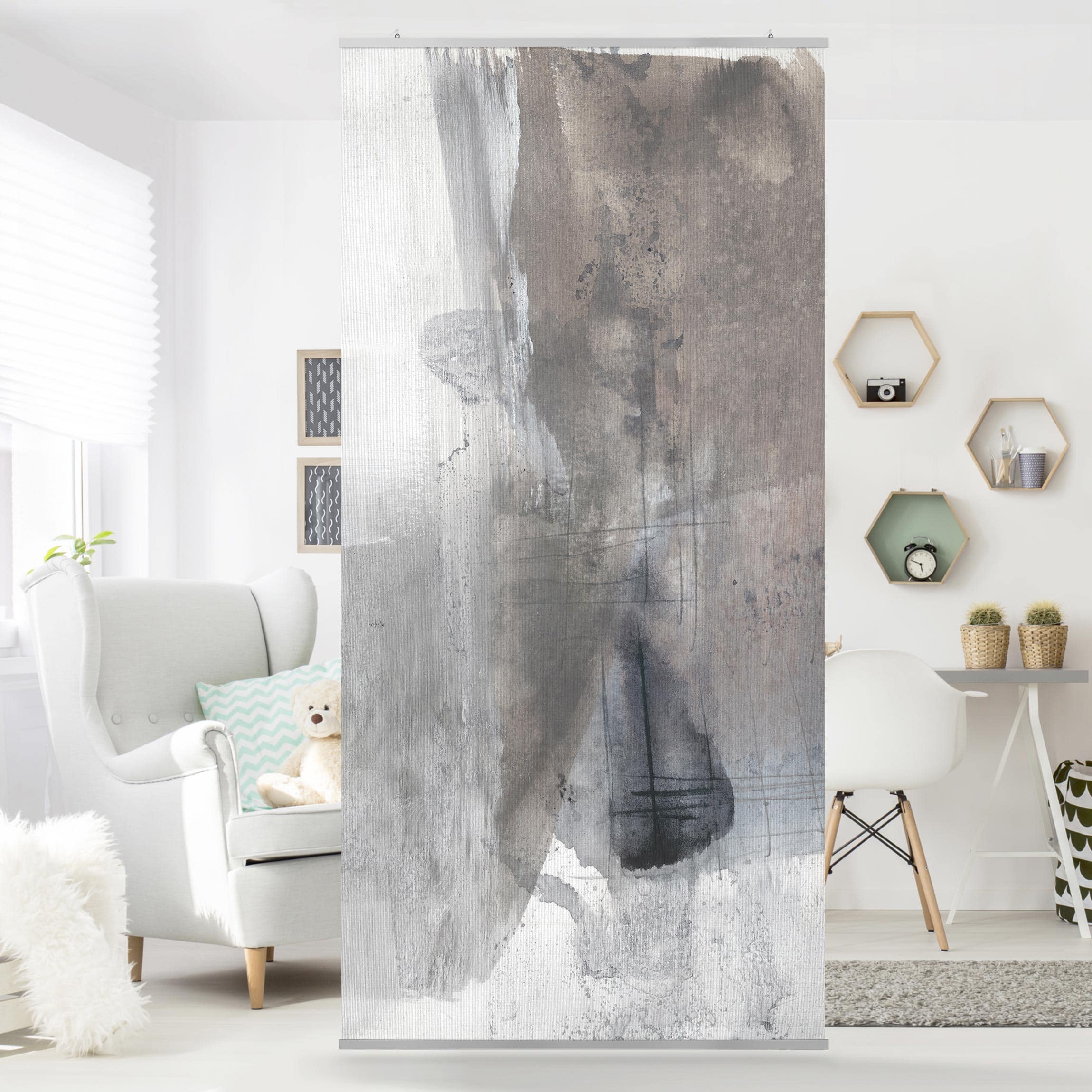 Raumteiler Schattierungen in Sepia II