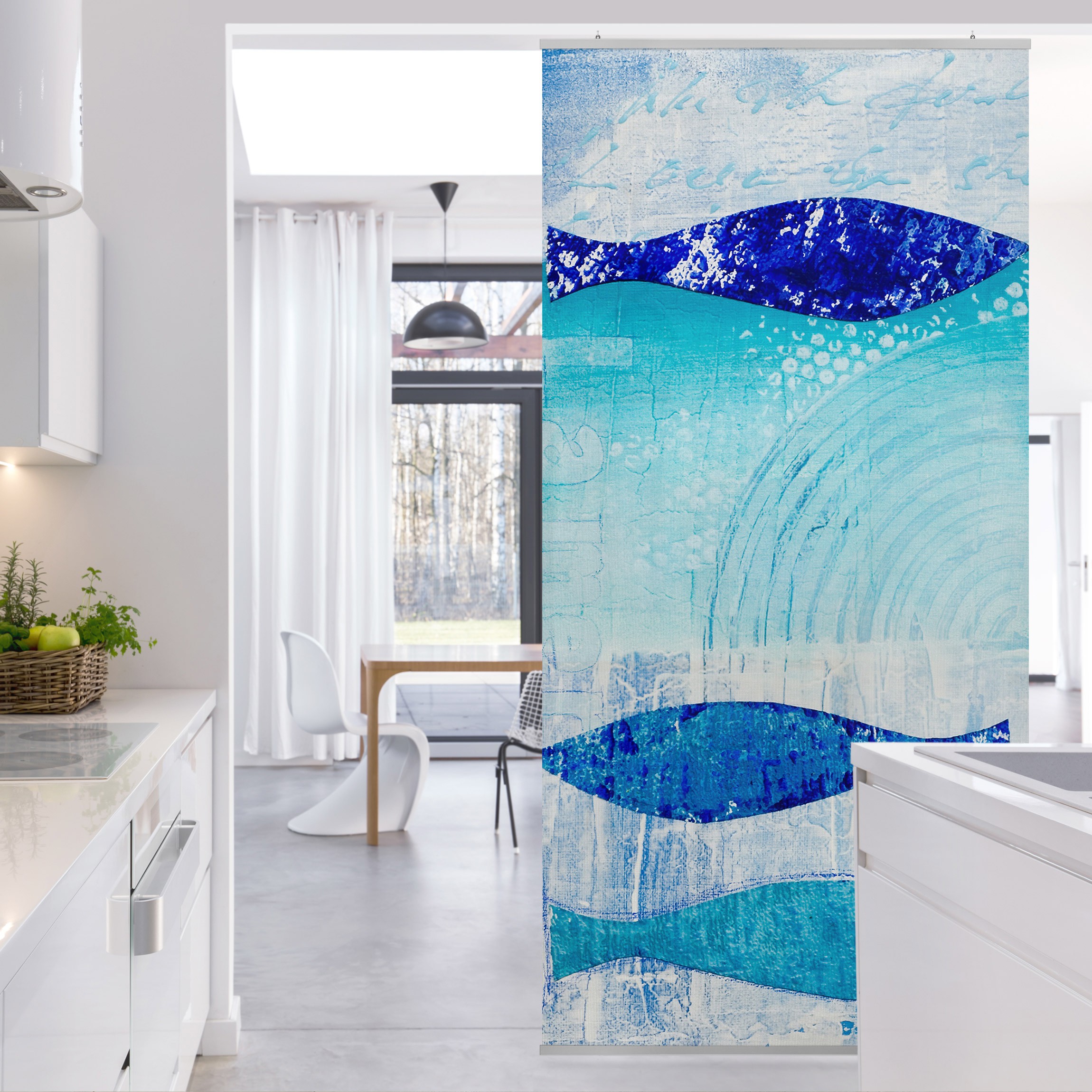 Raumteiler Fish in the Blue