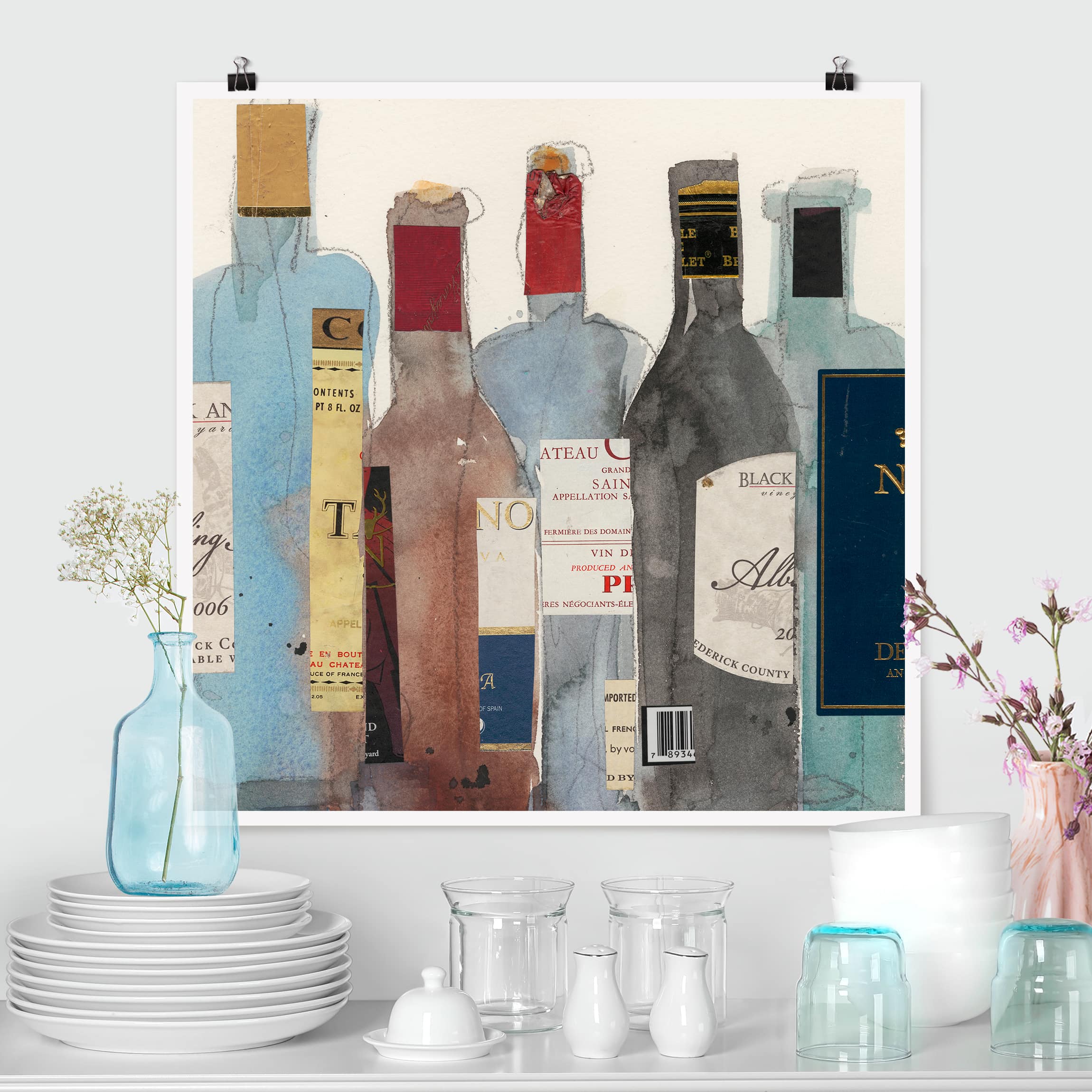 Poster - Quadrat Wein & Spirituosen II