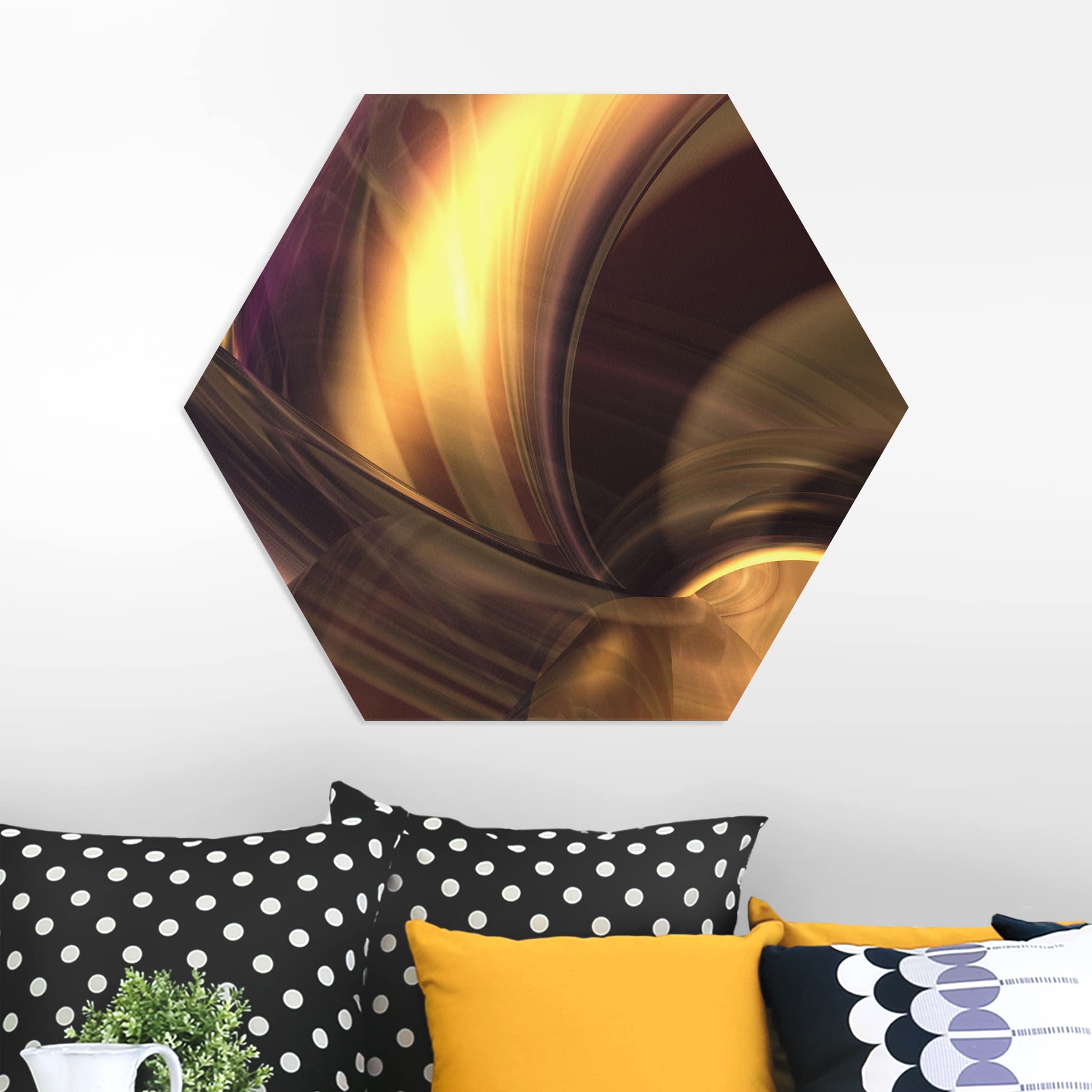 Hexagon-Forexbild Enchanted Fire