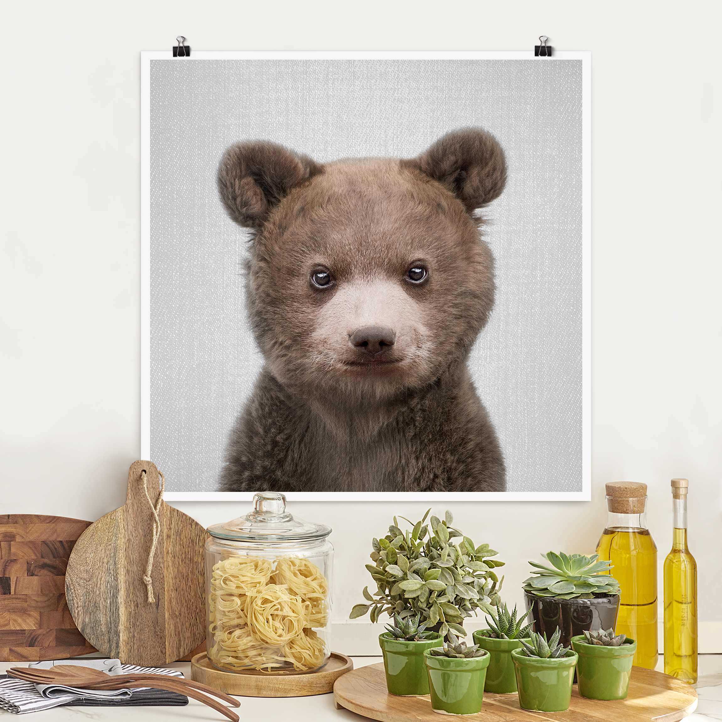Poster Baby Bär Bruno