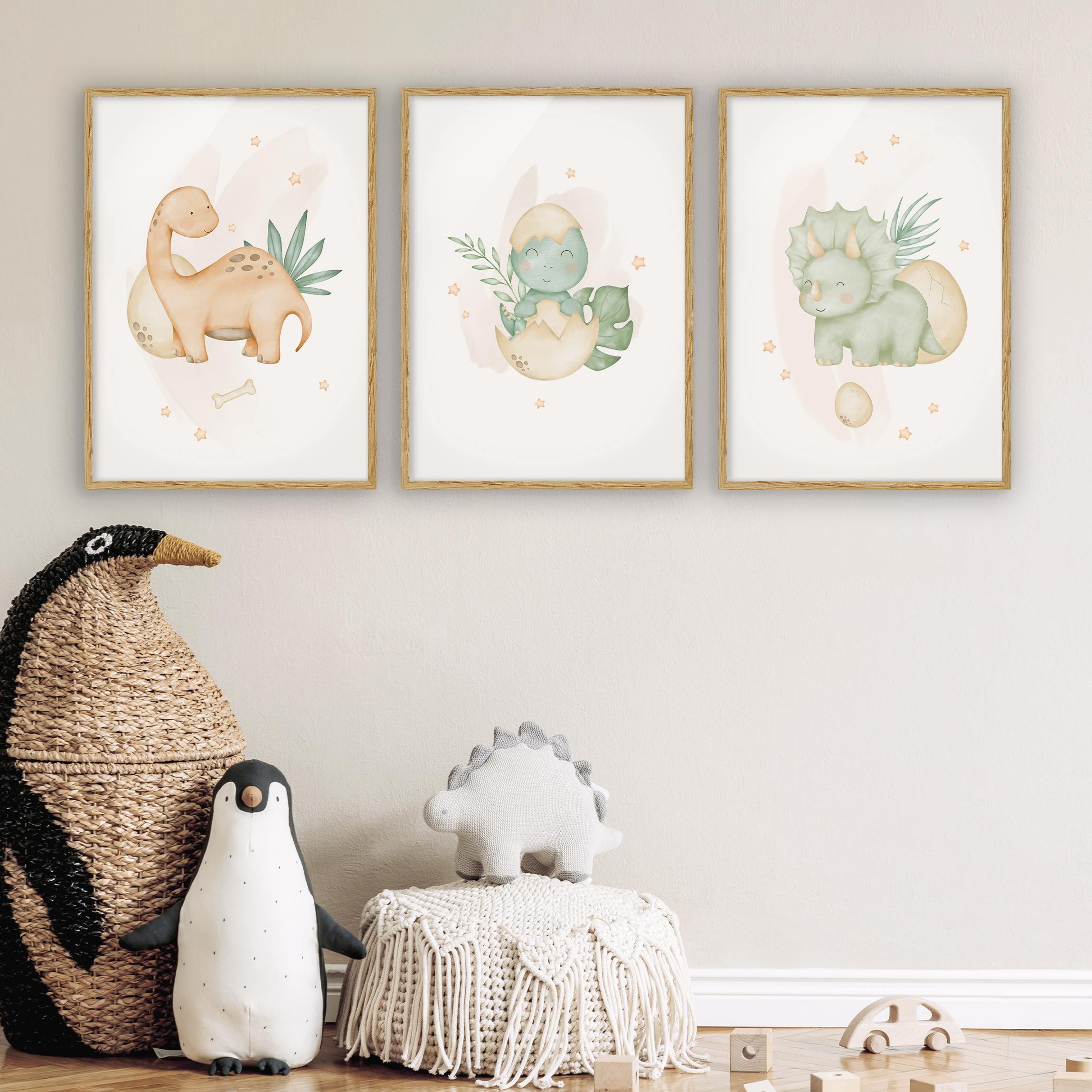 Bilderwände Baby Dinos