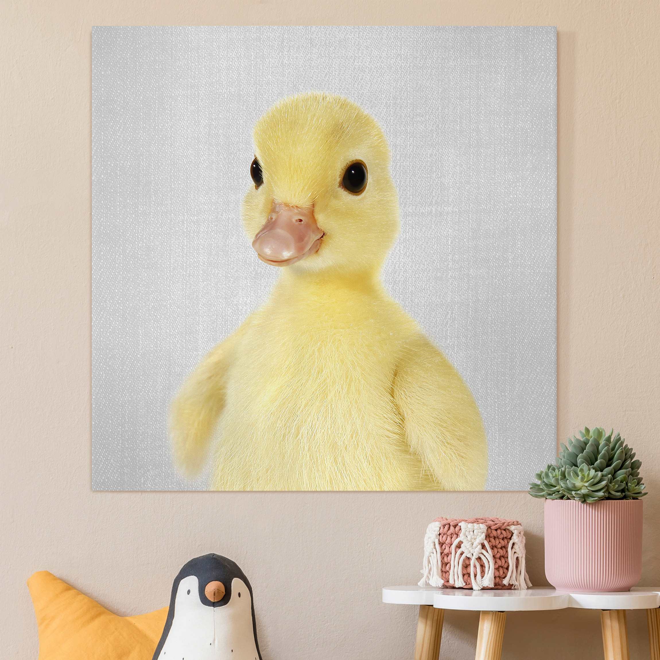 Leinwandbild Baby Ente Emma