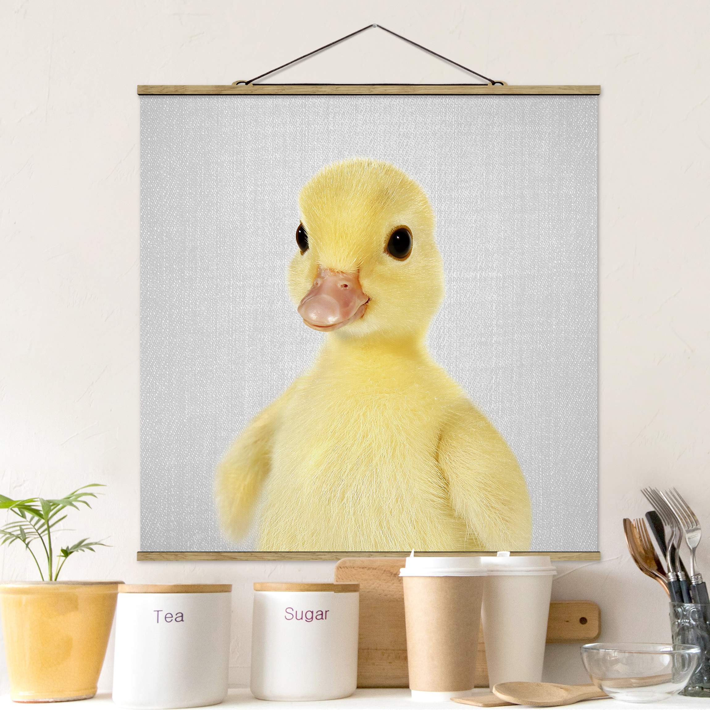 Stoffbild Baby Ente Emma