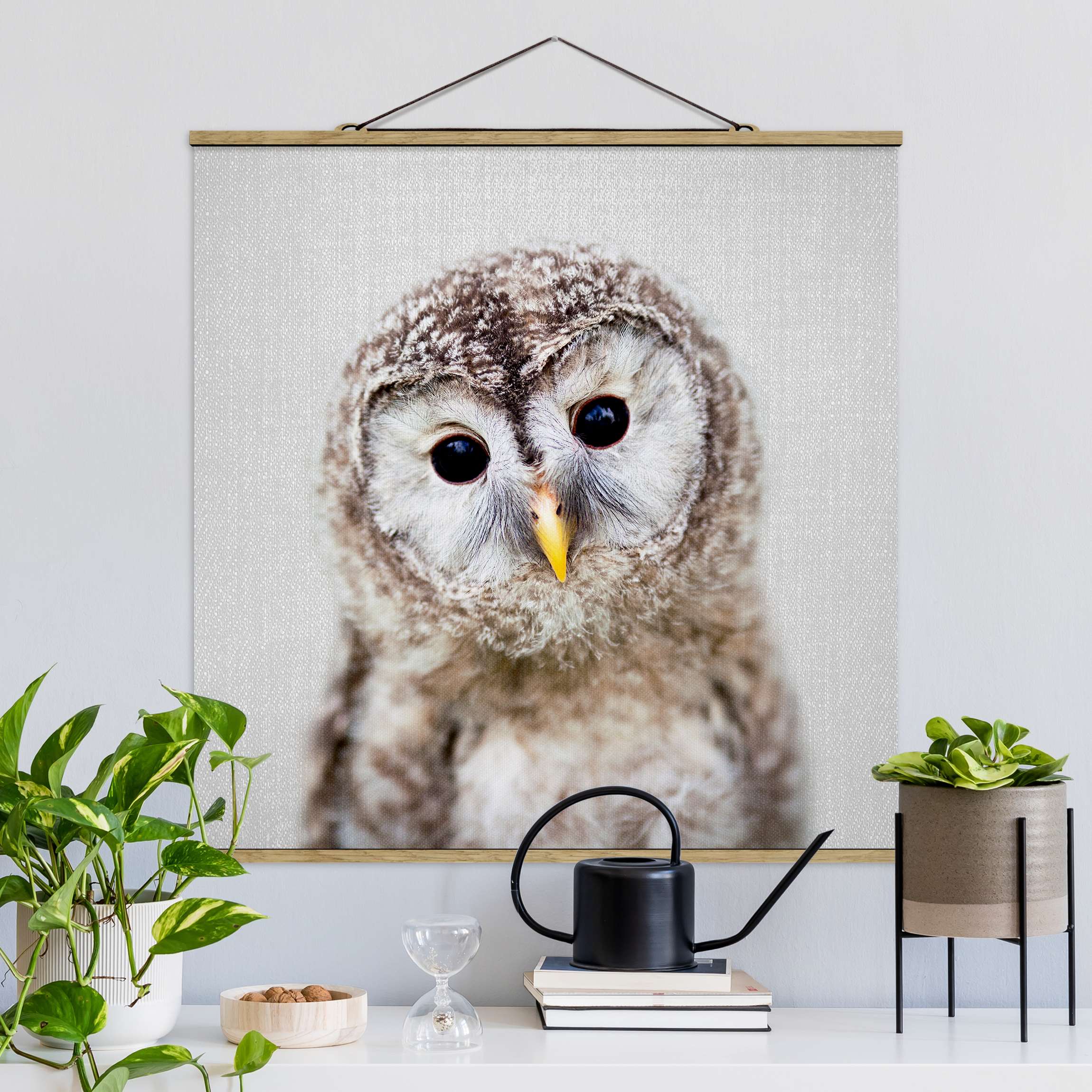 Stoffbild Baby Eule Erika