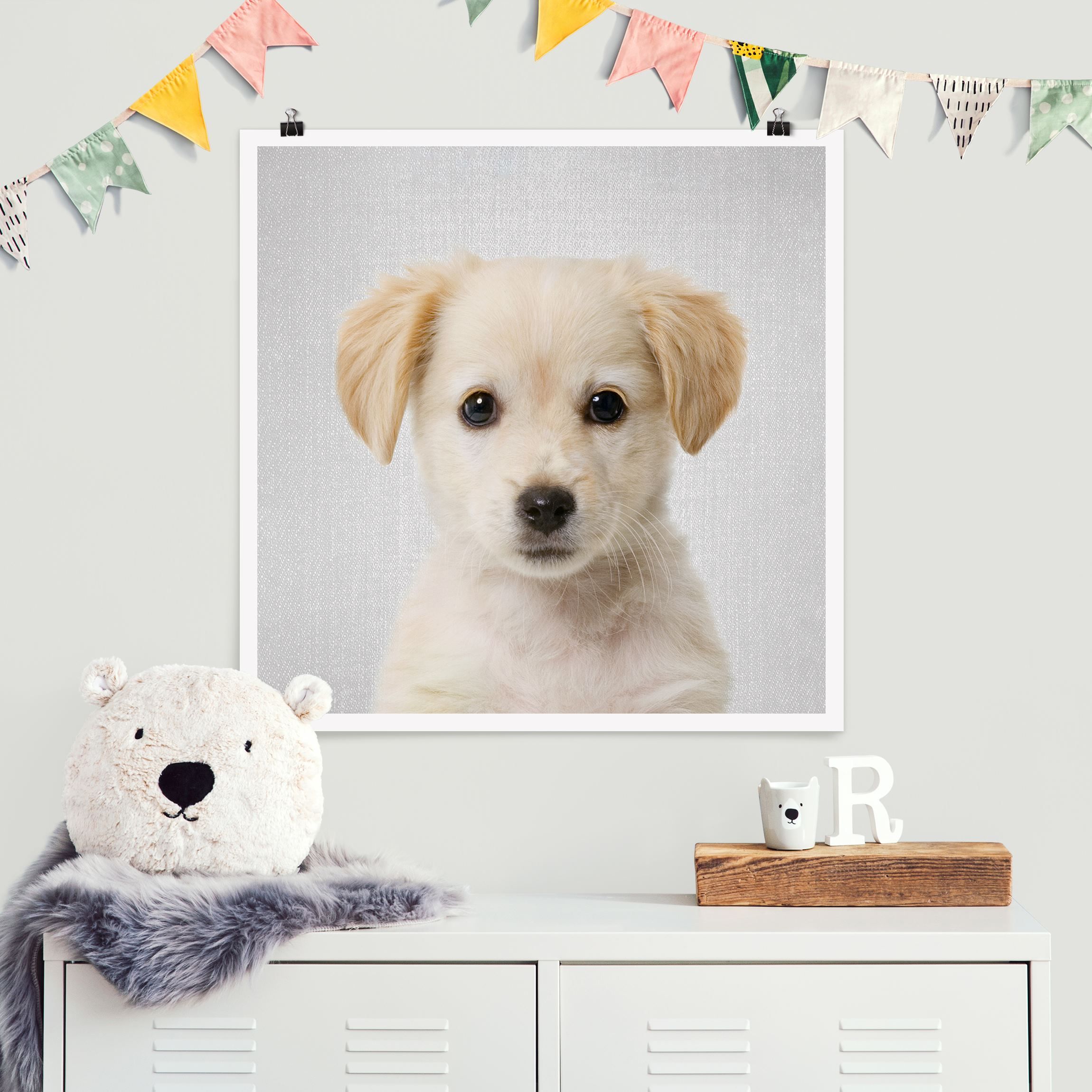Poster Baby Golden Retriever Gizmo