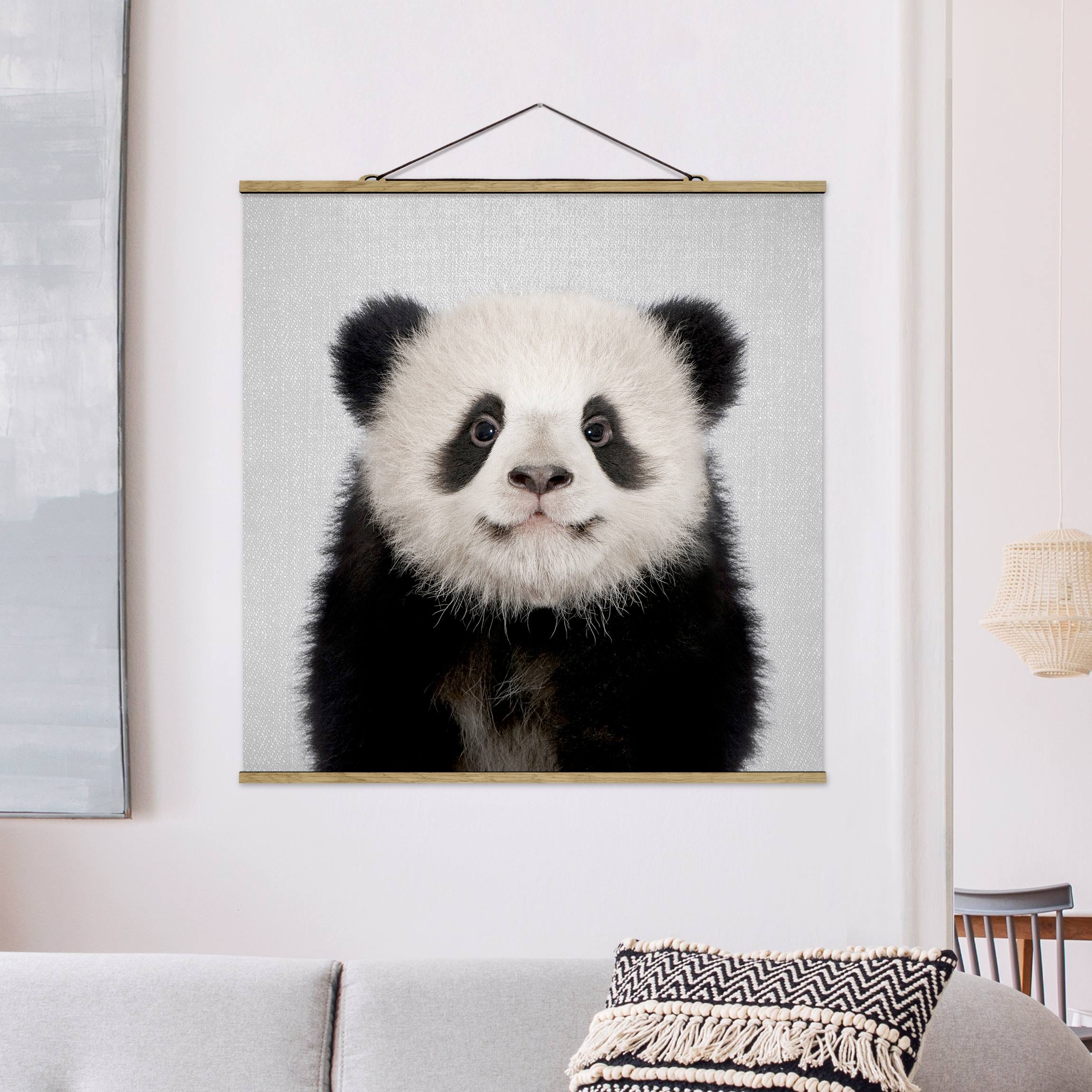 Stoffbild Baby Panda Prian