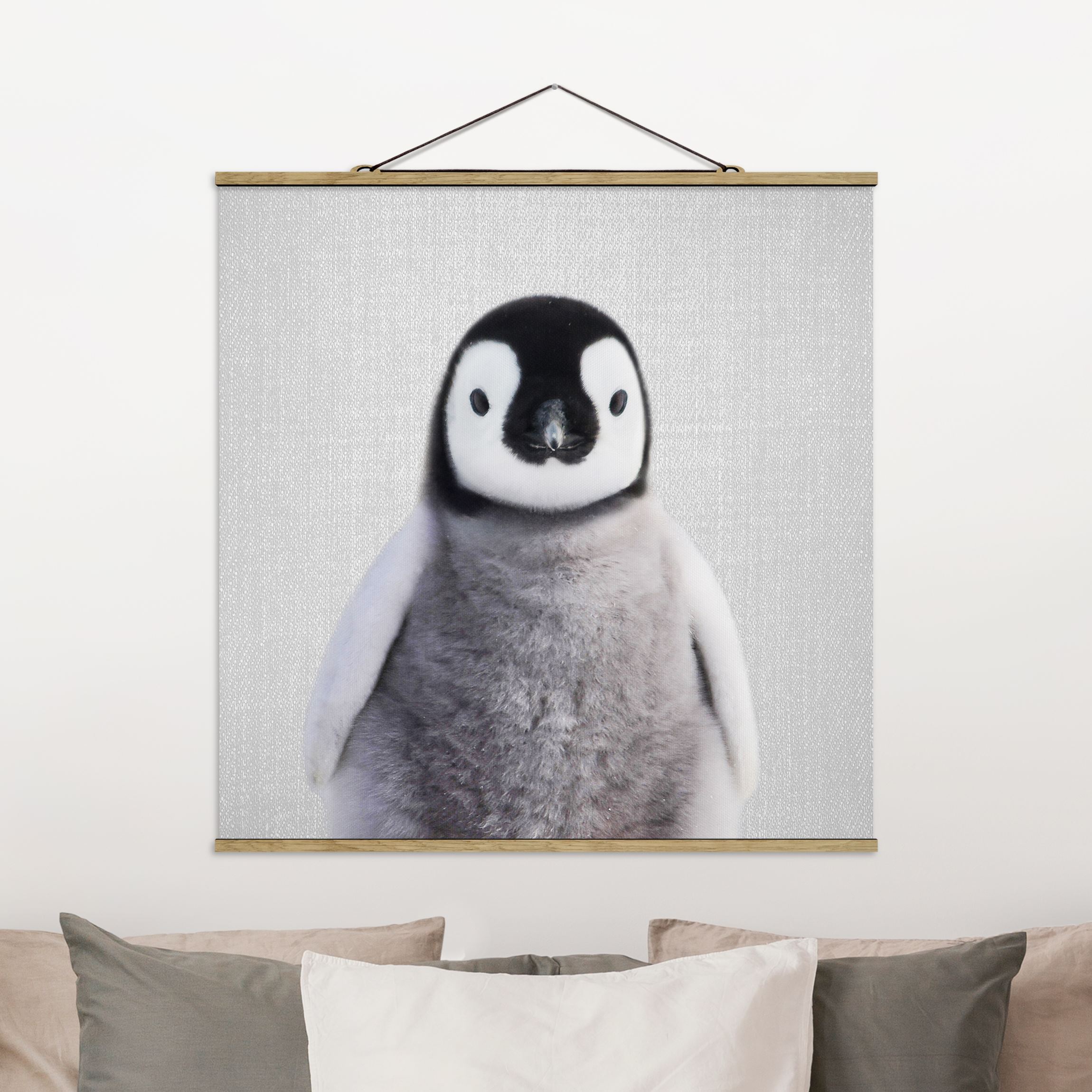 Stoffbild Baby Pinguin Pepe