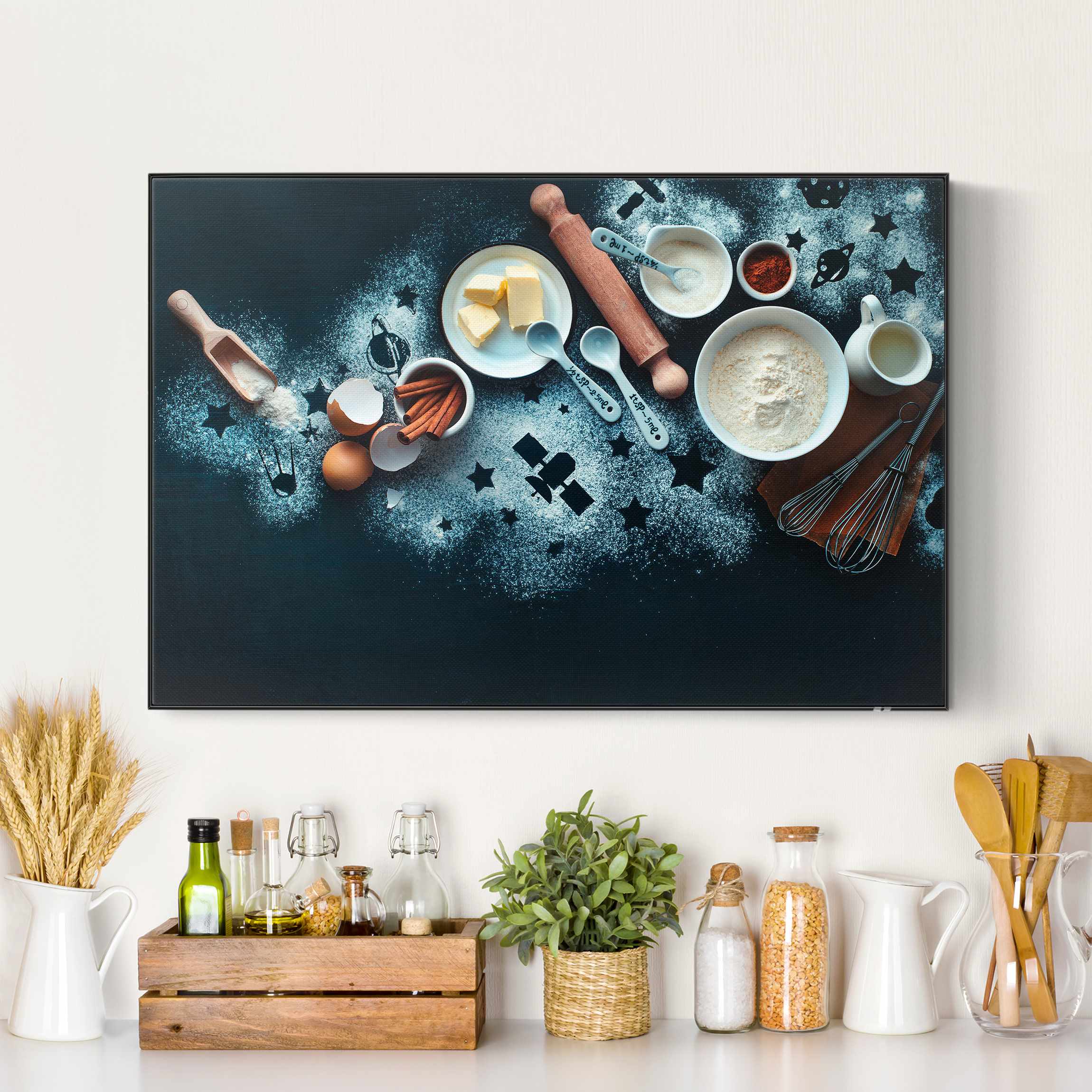 Akustik-Wechselbild Backen für Sterngucker