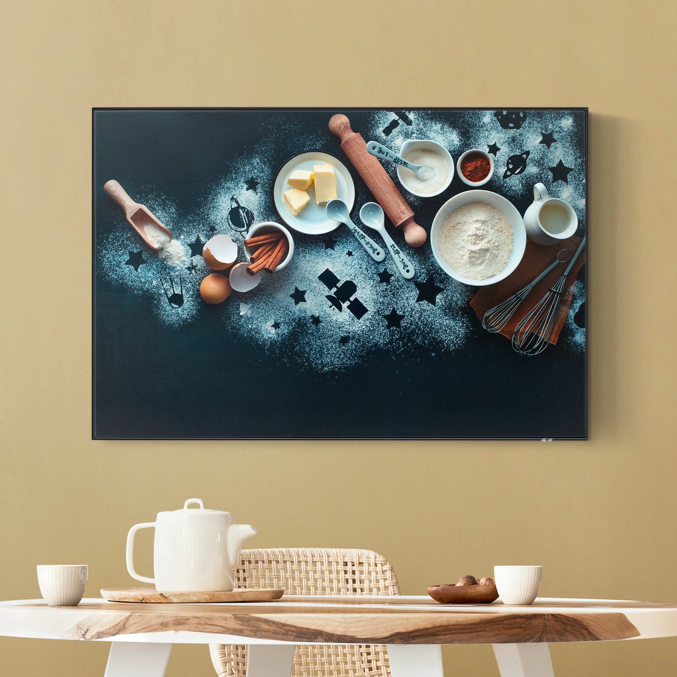 Akustik-Wechselbild Backen für Sterngucker