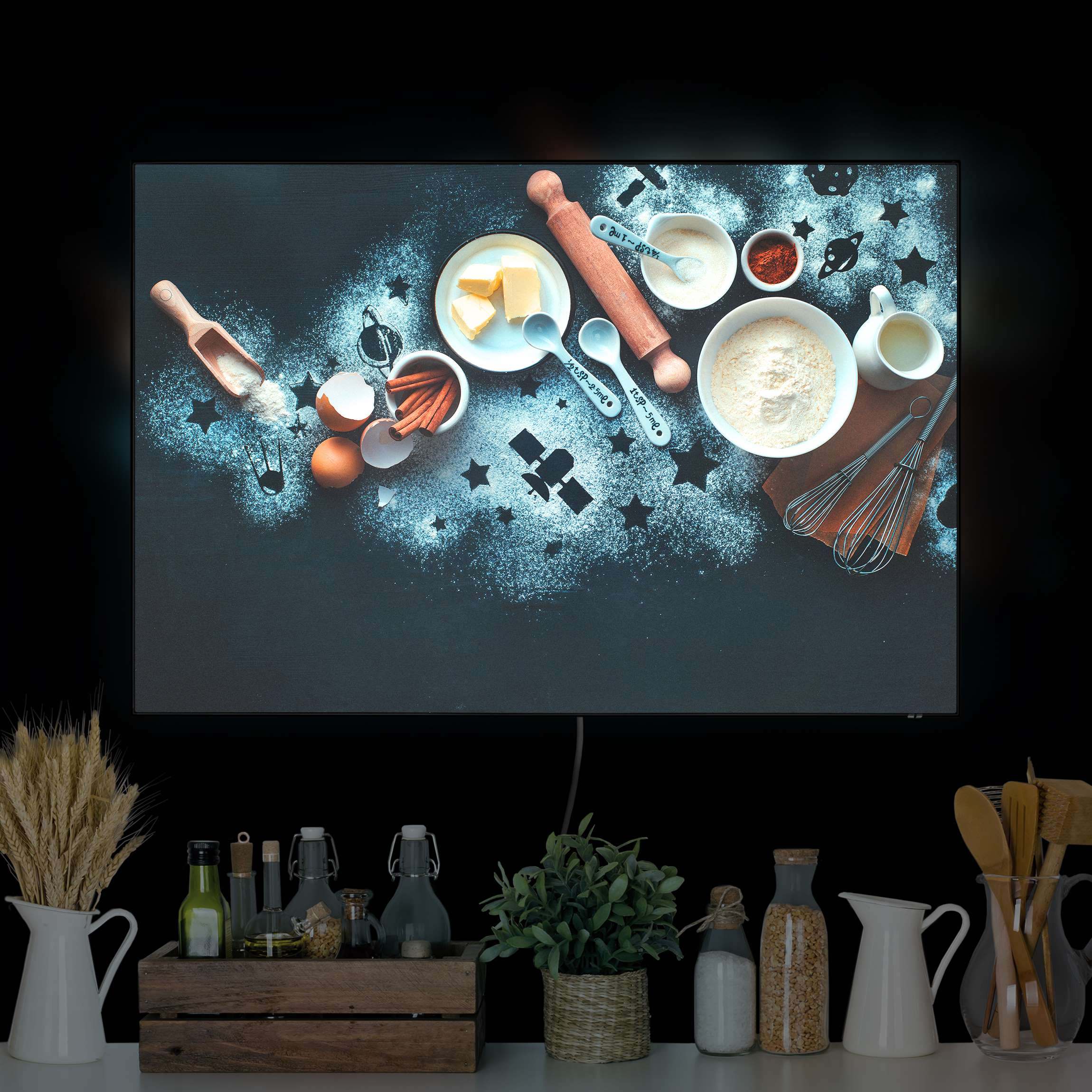 LED-Wechselbild Backen für Sterngucker