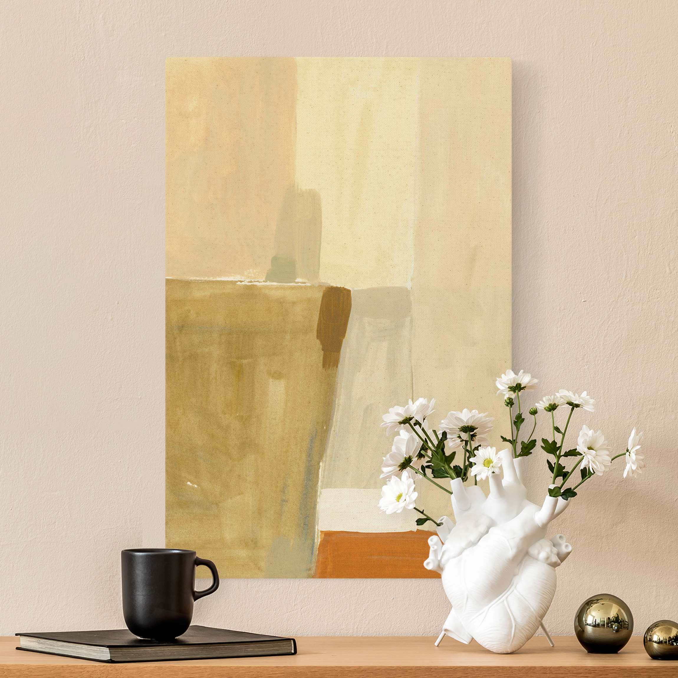 Leinwandbild auf Naturcanvas Balkon in Italien