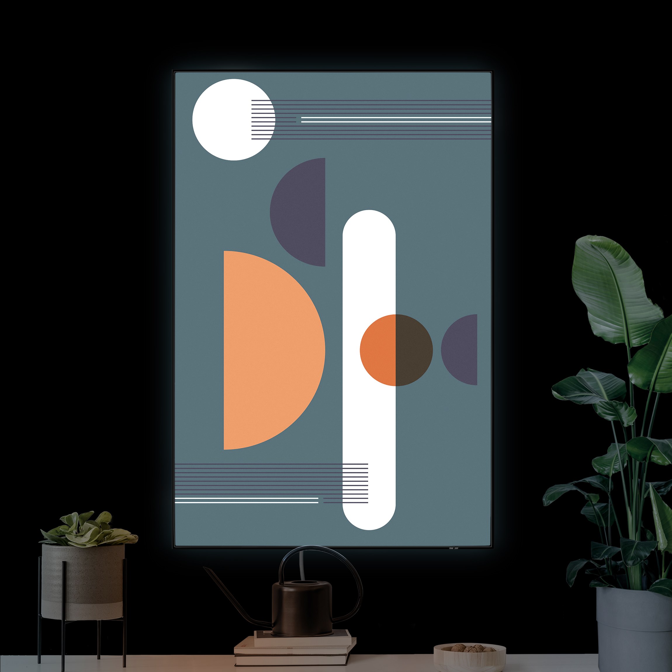 LED-Wechselbild Bauhaus Dresden