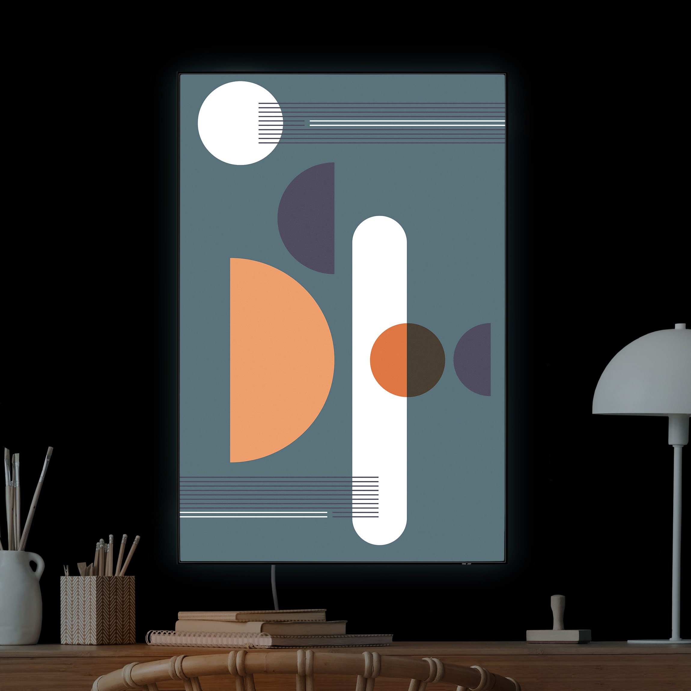 LED-Wechselbild Bauhaus Dresden