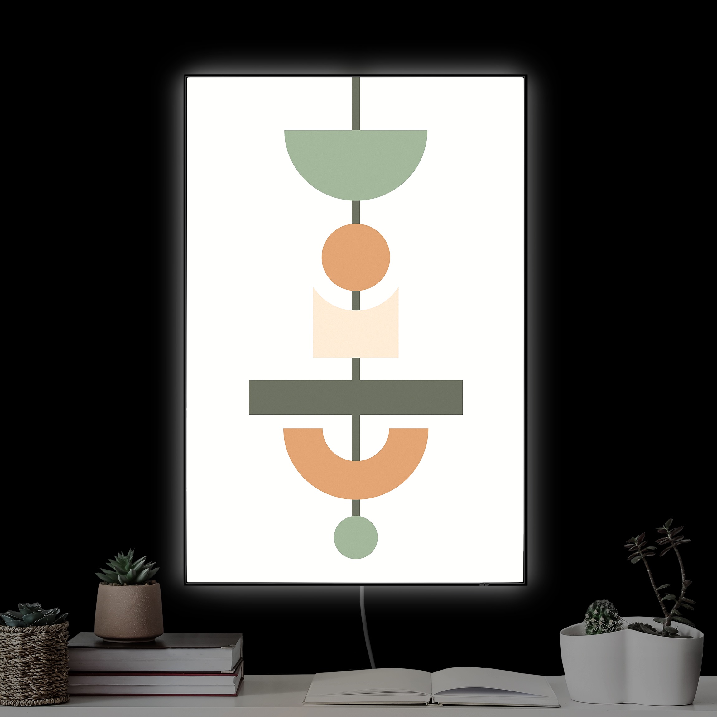 LED-Wechselbild Bauhaus Erfurt