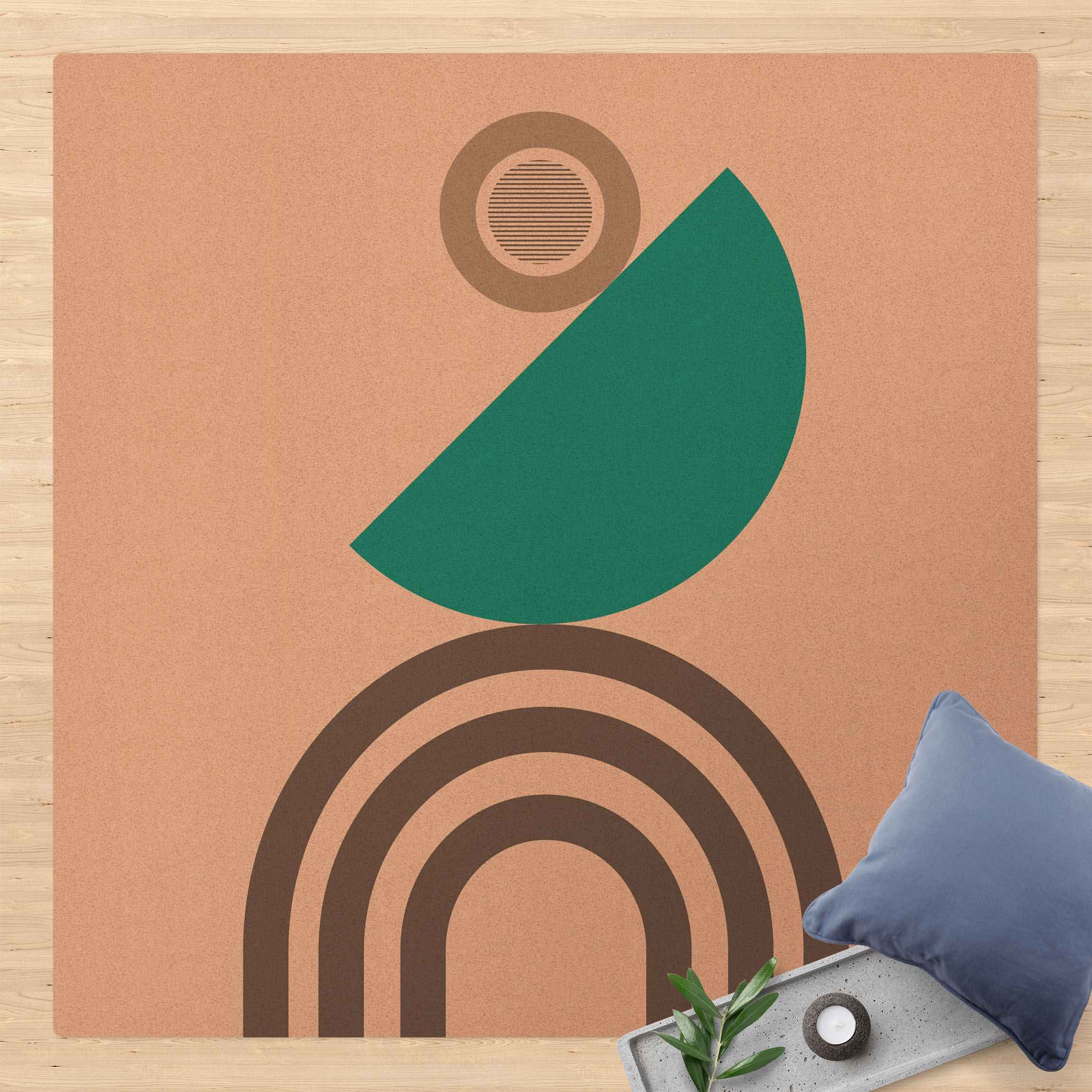 Kork-Teppich Bauhaus Leipzig