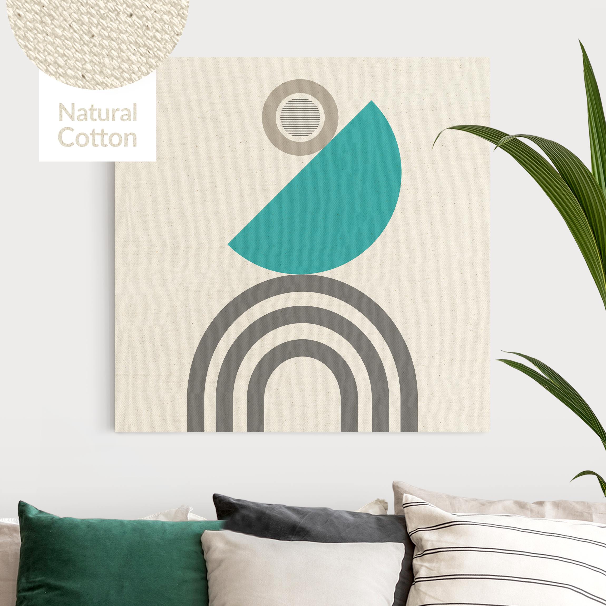 Leinwandbild auf Naturcanvas Bauhaus Leipzig