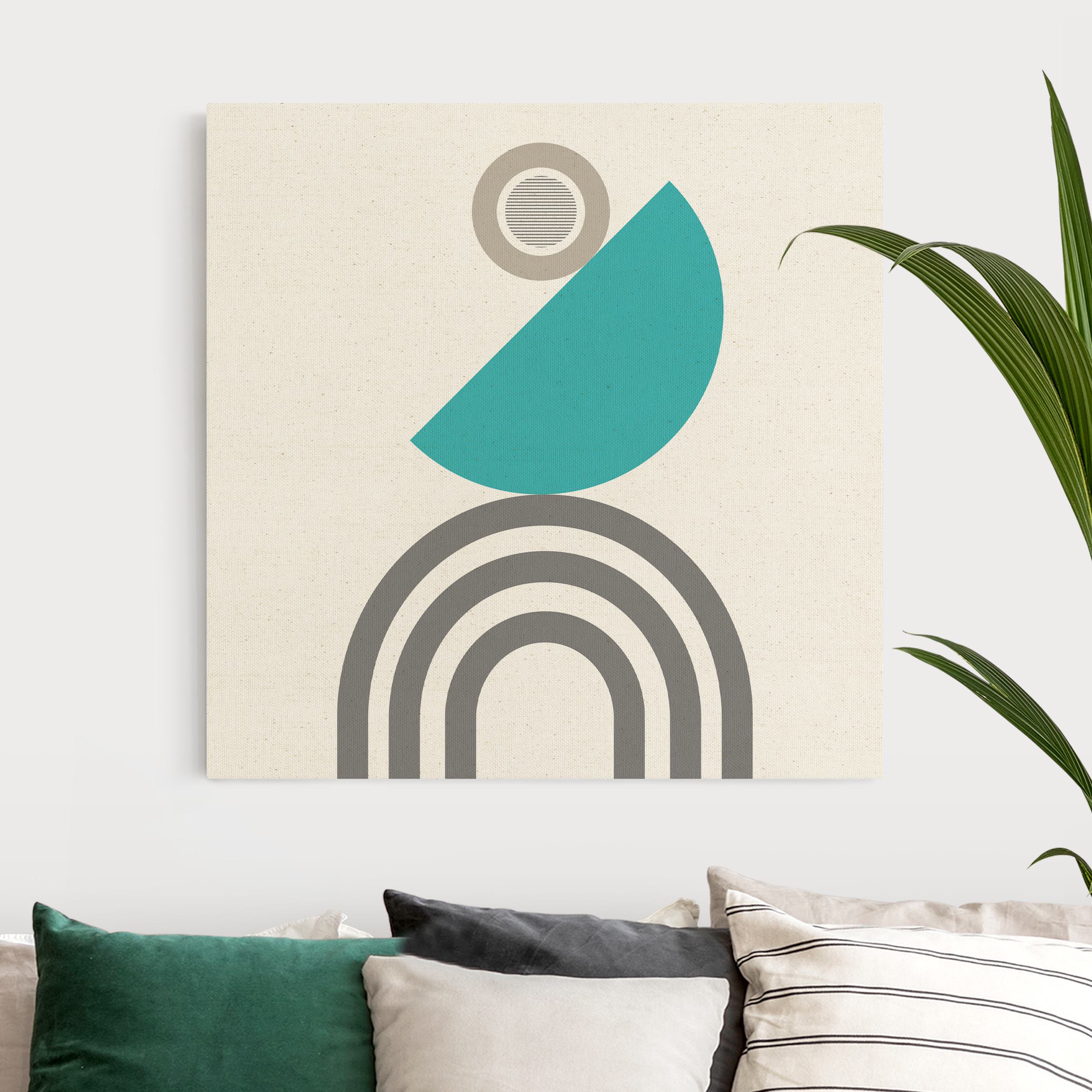 Leinwandbild auf Canvas Natural Bauhaus Leipzig