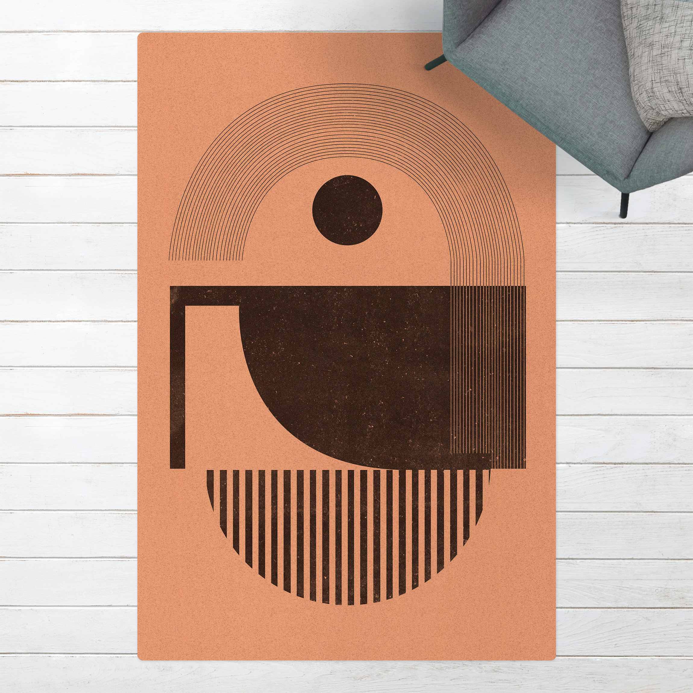 Kork-Teppich Bauhaus verborgene Galaxie