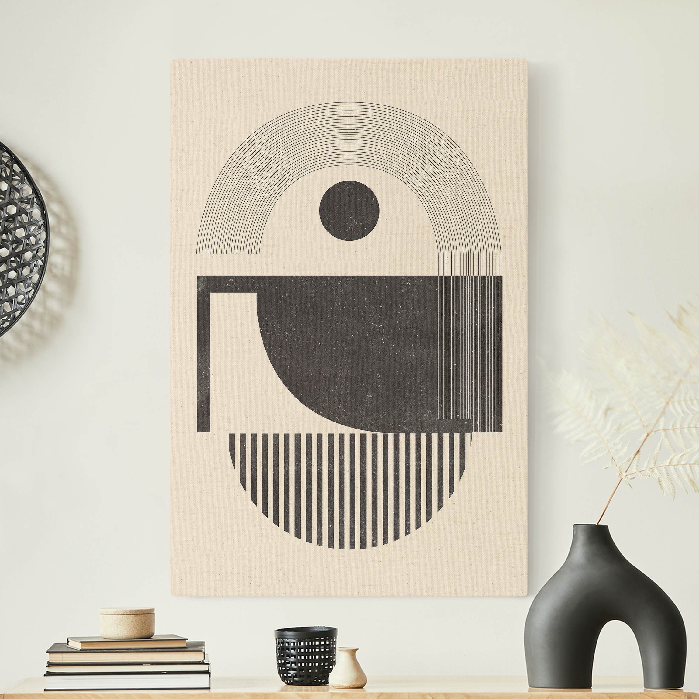 Leinwandbild auf Naturcanvas Bauhaus verborgene Galaxie