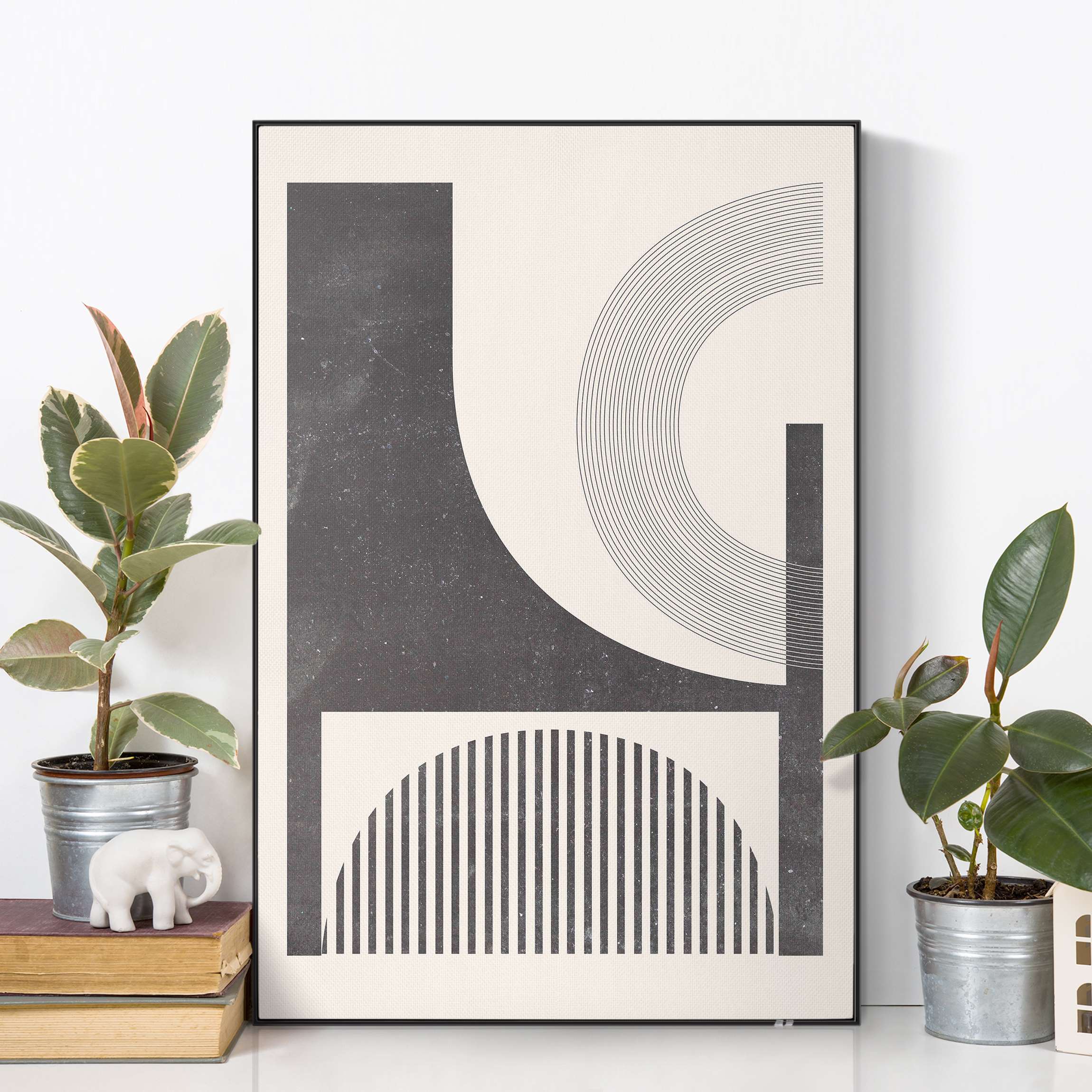 Akustik-Wechselbild Bauhaus verhüllte Galaxie