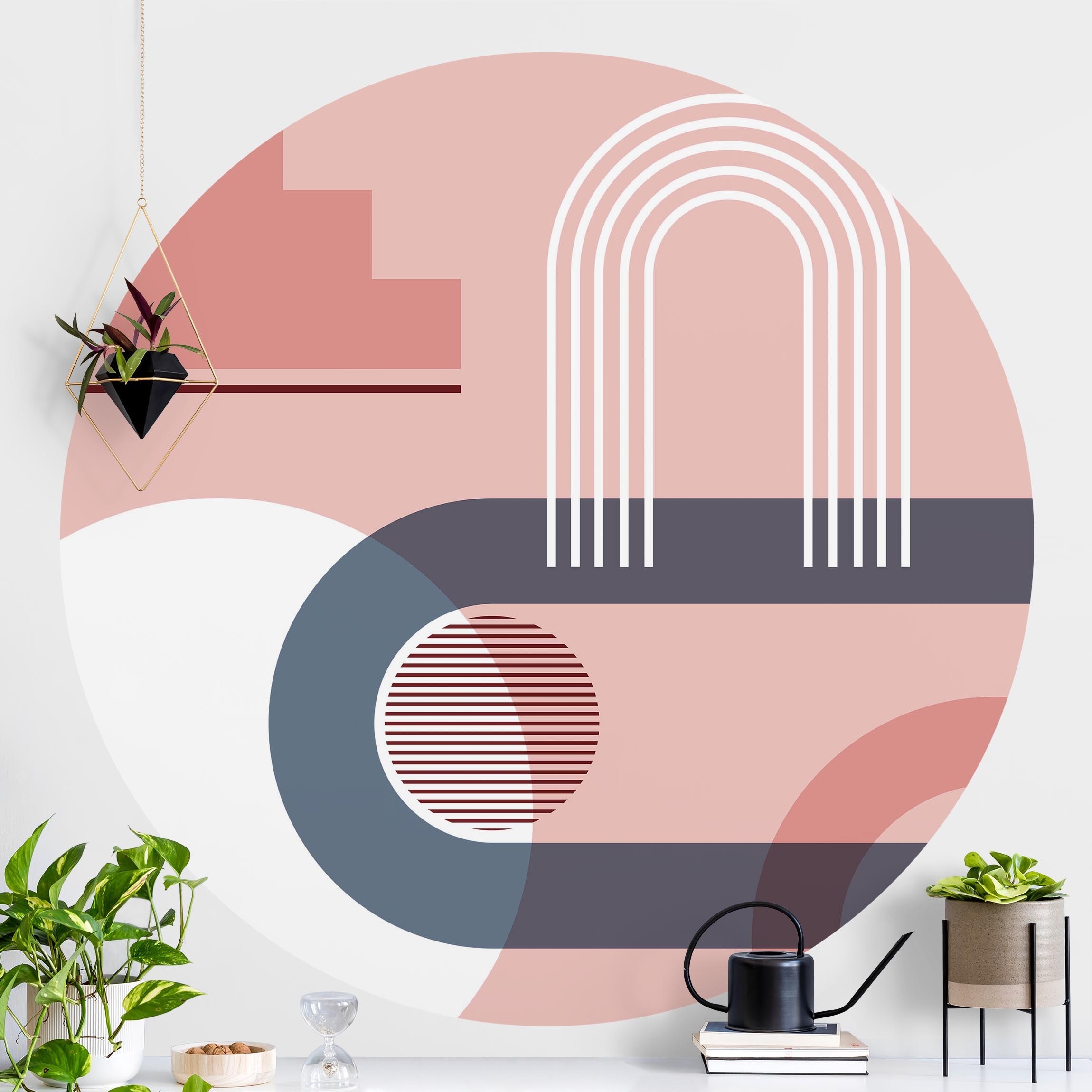 Runde Fototapete Bauhaus Weimar