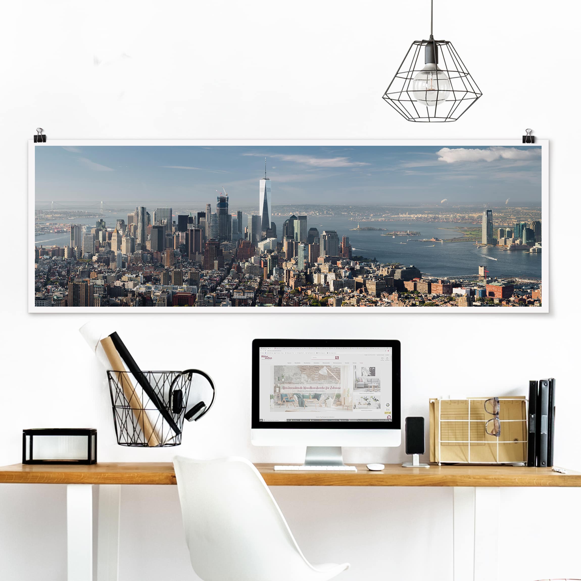 Panorama Poster Blick vom Empire State Building