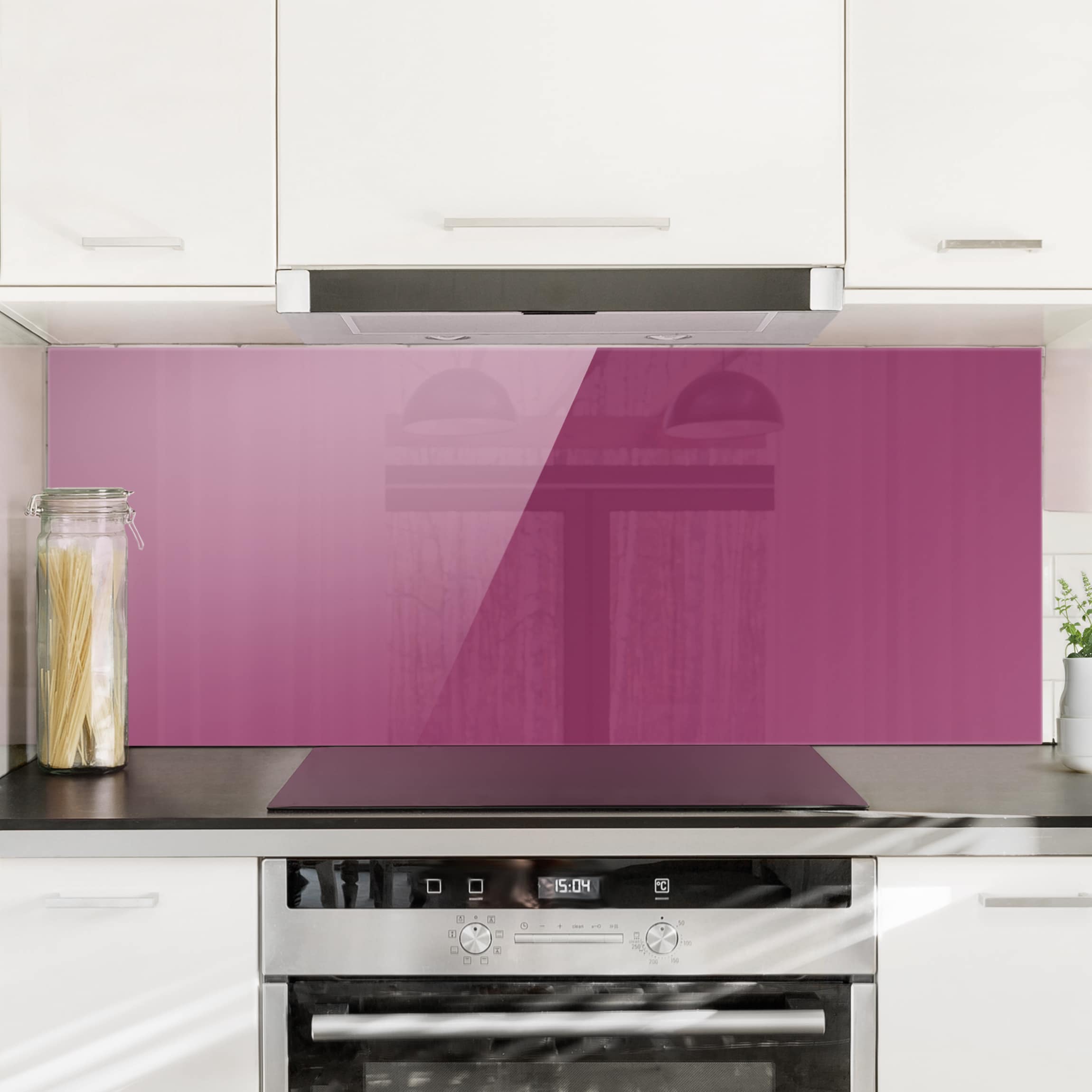 Glas Spritzschutz Orchidee