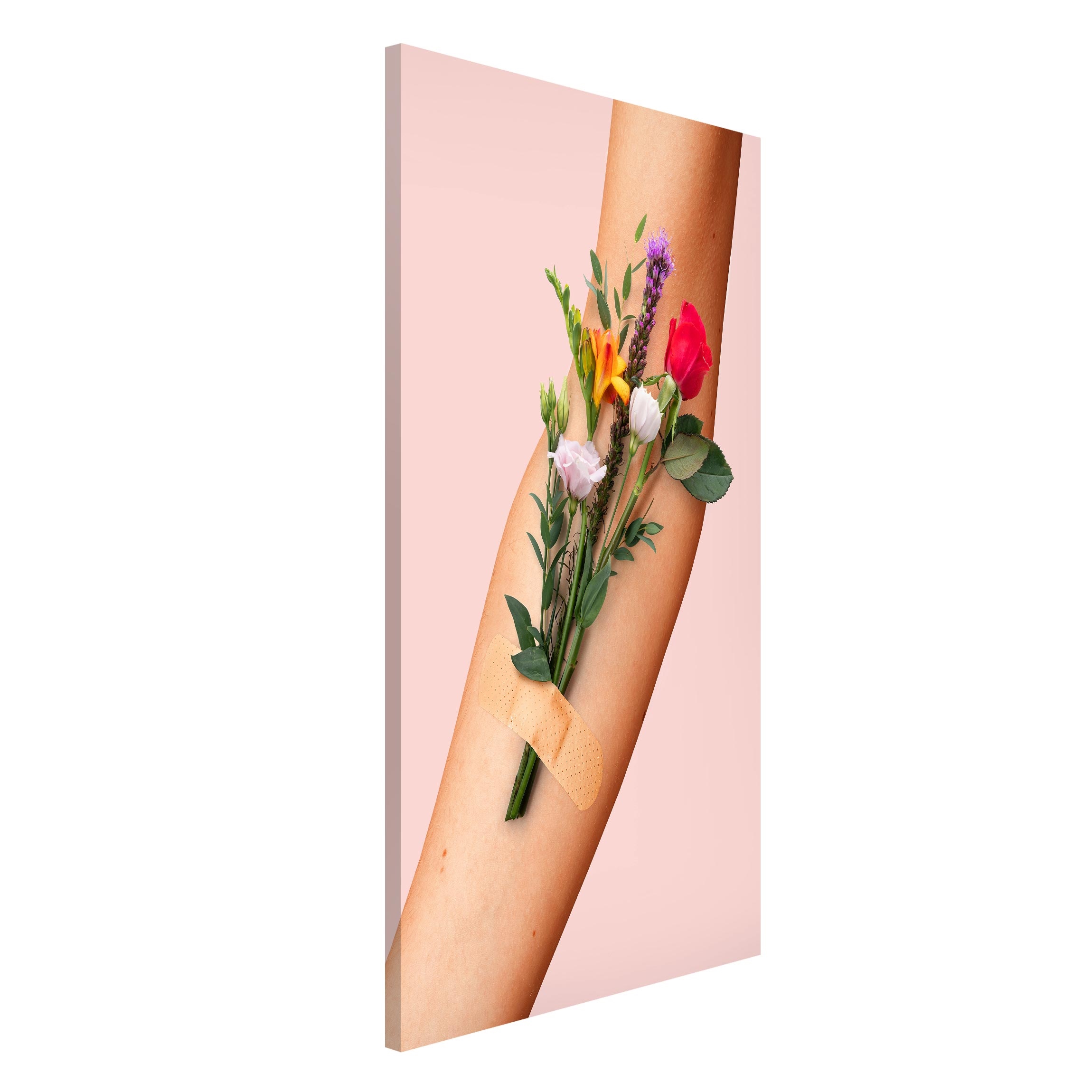 Arm mit Blumen