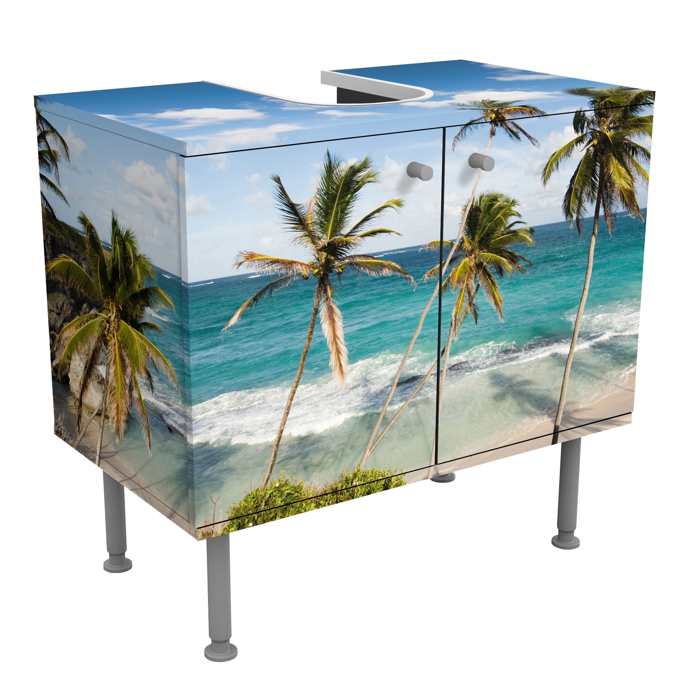 Waschbeckenunterschrank Beach of Barbados
