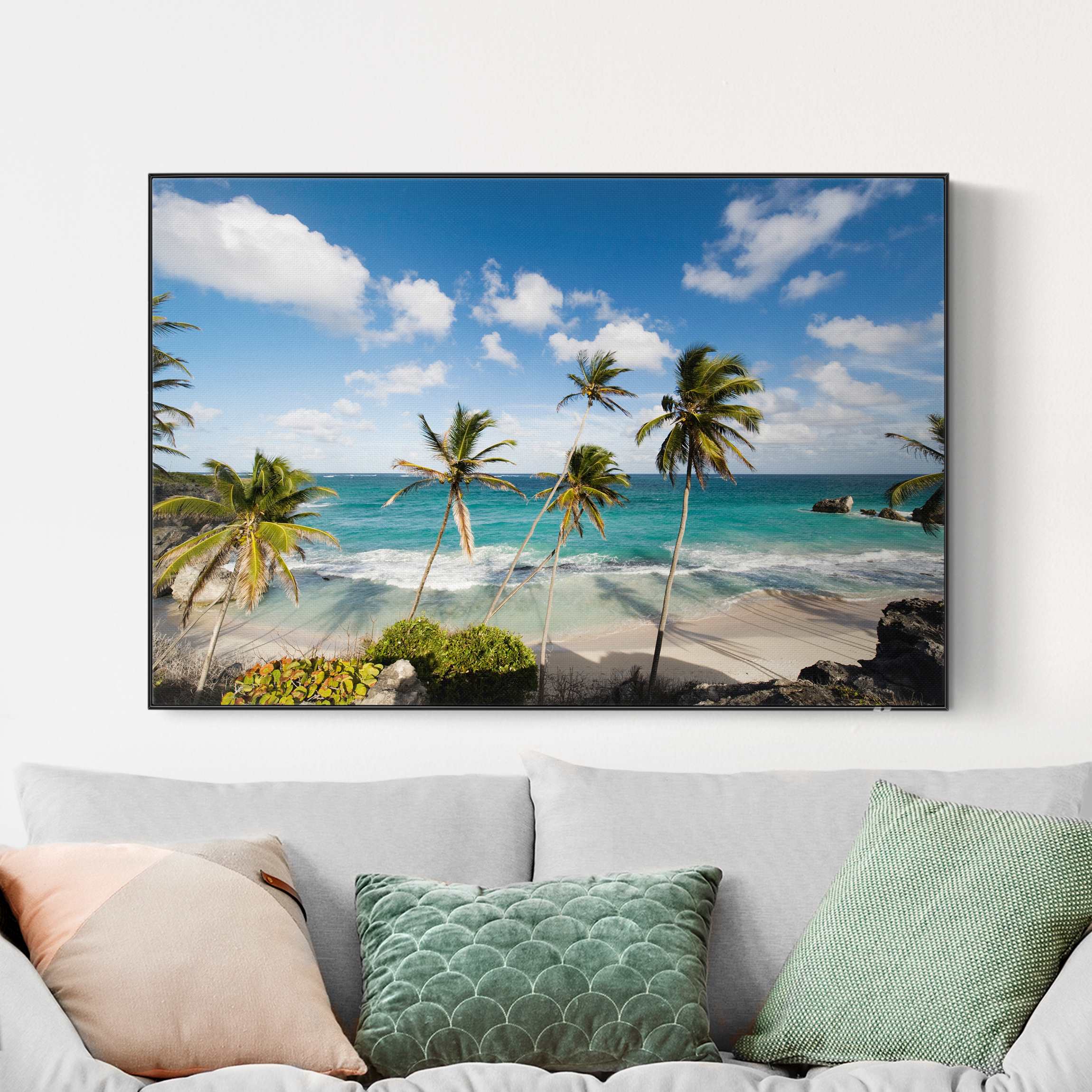 Akustik-Wechselbild Beach of Barbados