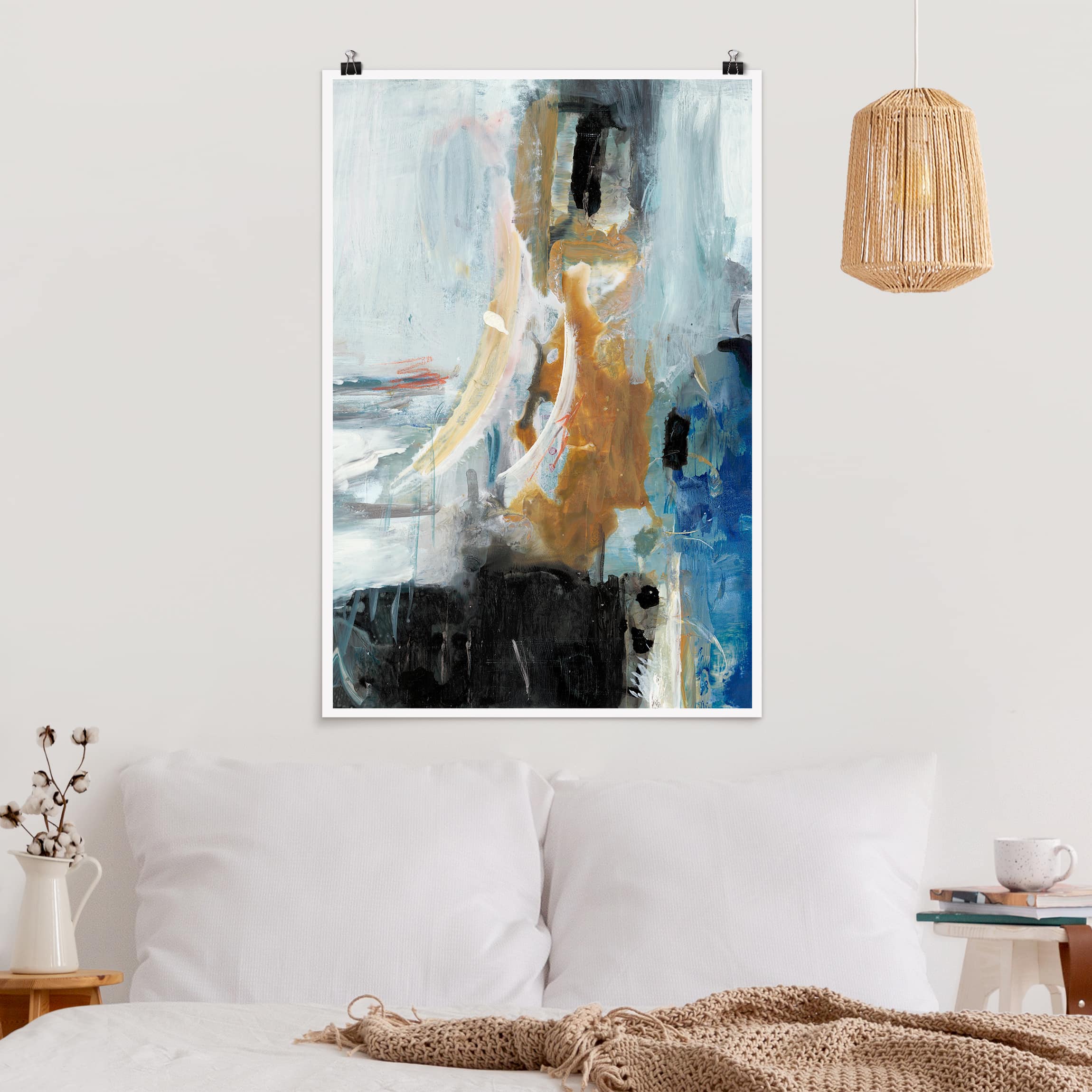 Poster - Hochformat Wechselspiel Abstrakt I