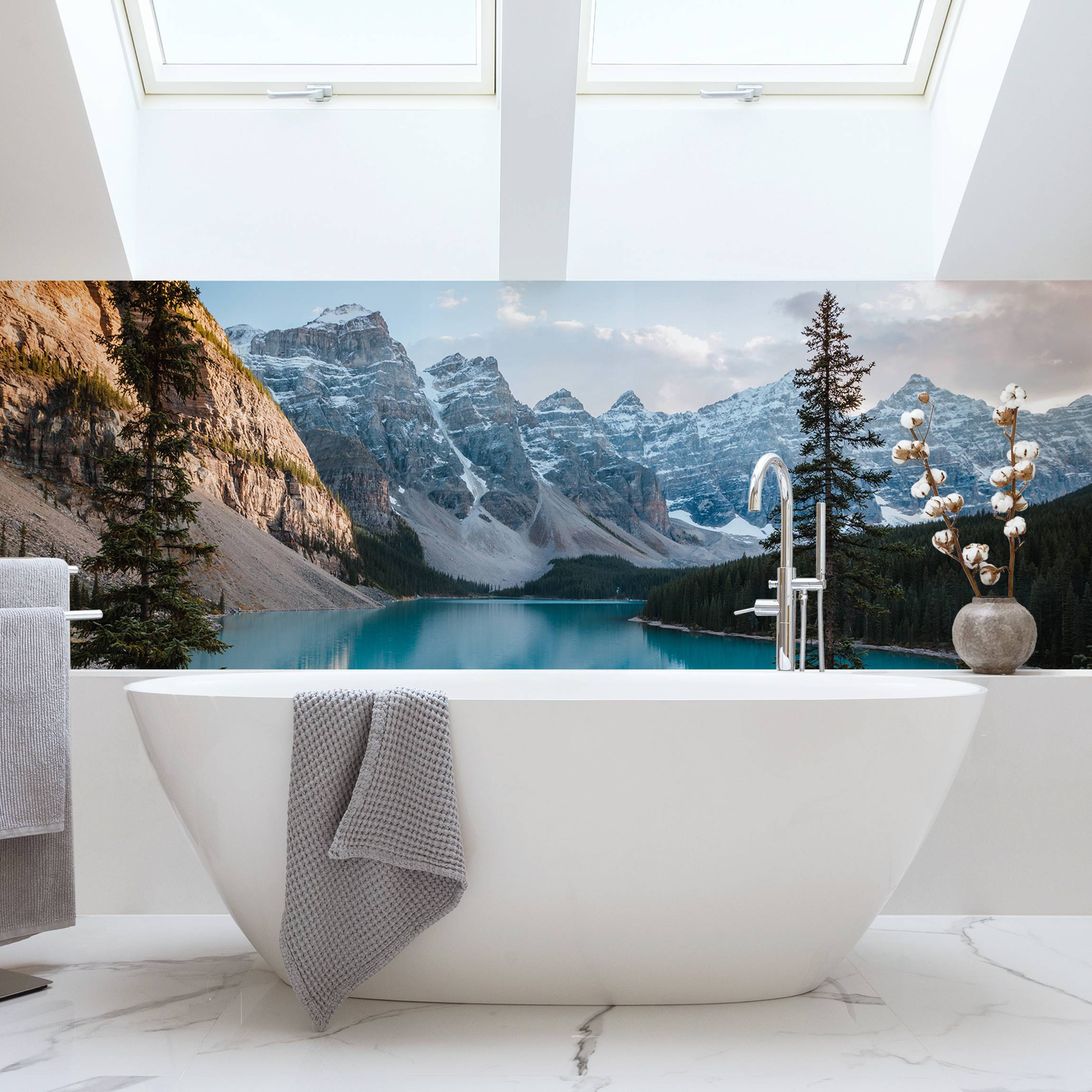 Wandverkleidung Bad Bergsee