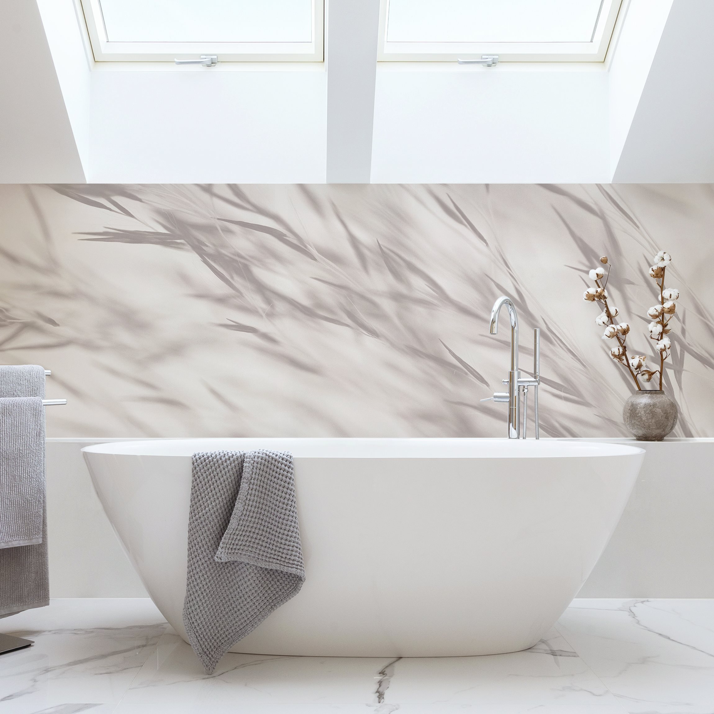 Wandverkleidung Bad Bezauberndes Wiesengras