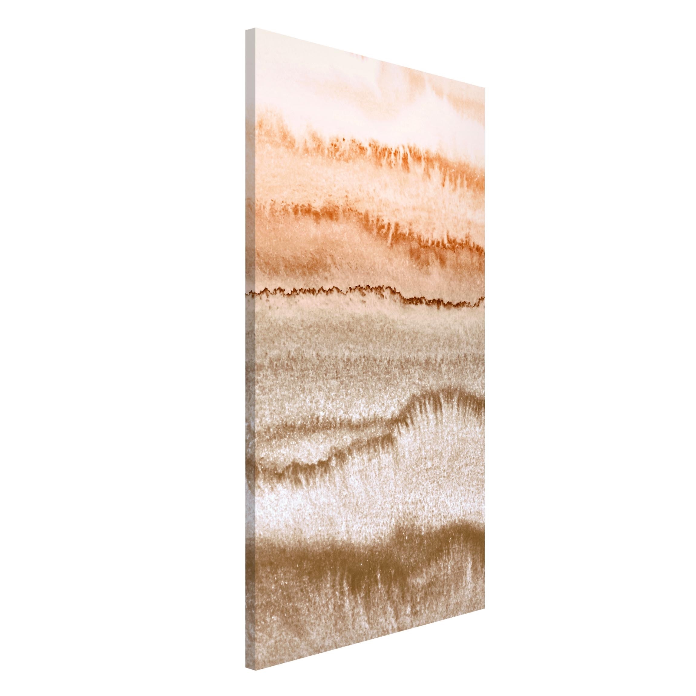 Magnettafel Spiel der Farben Meeresrauschen in Sepia