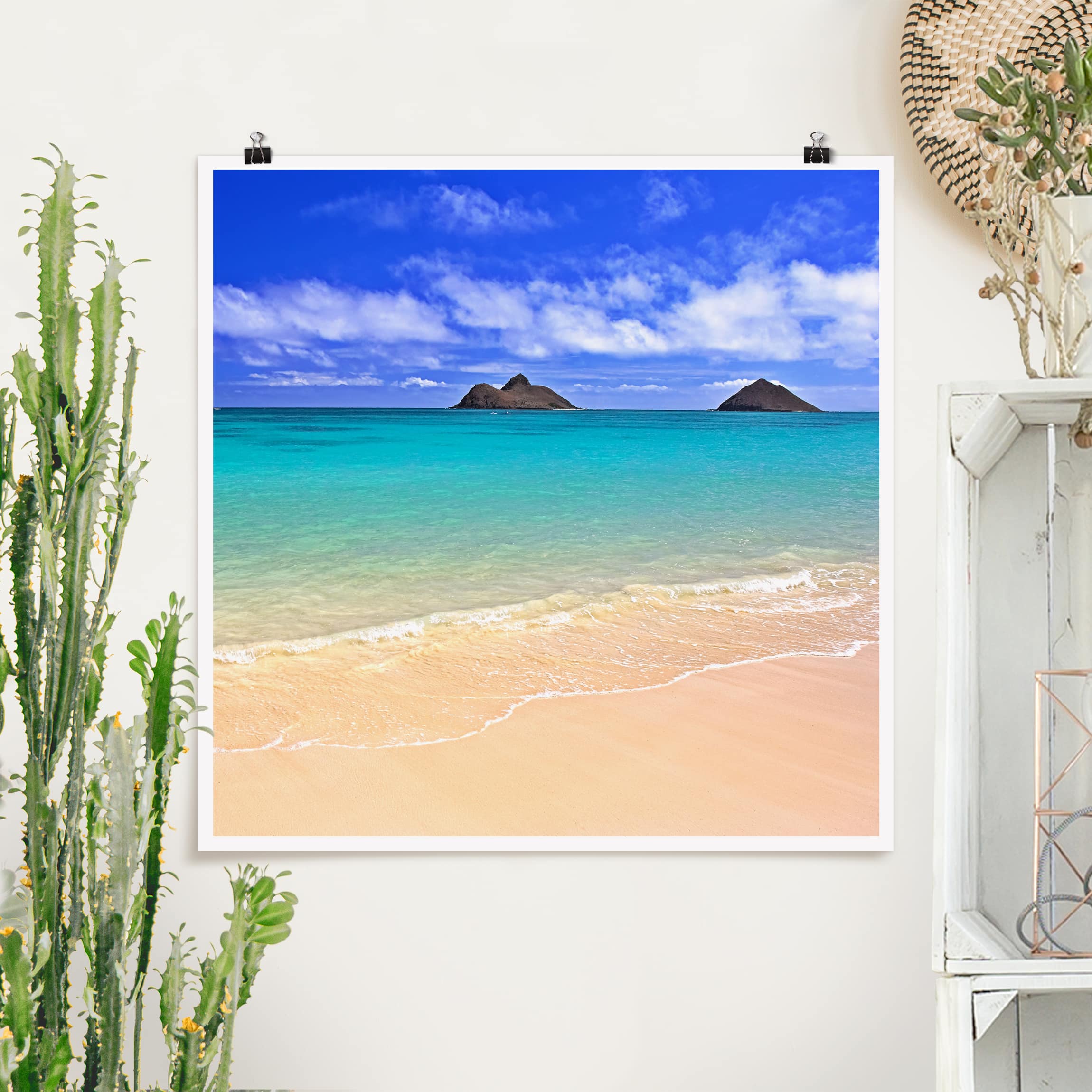 Poster - Quadrat Paradise Beach
