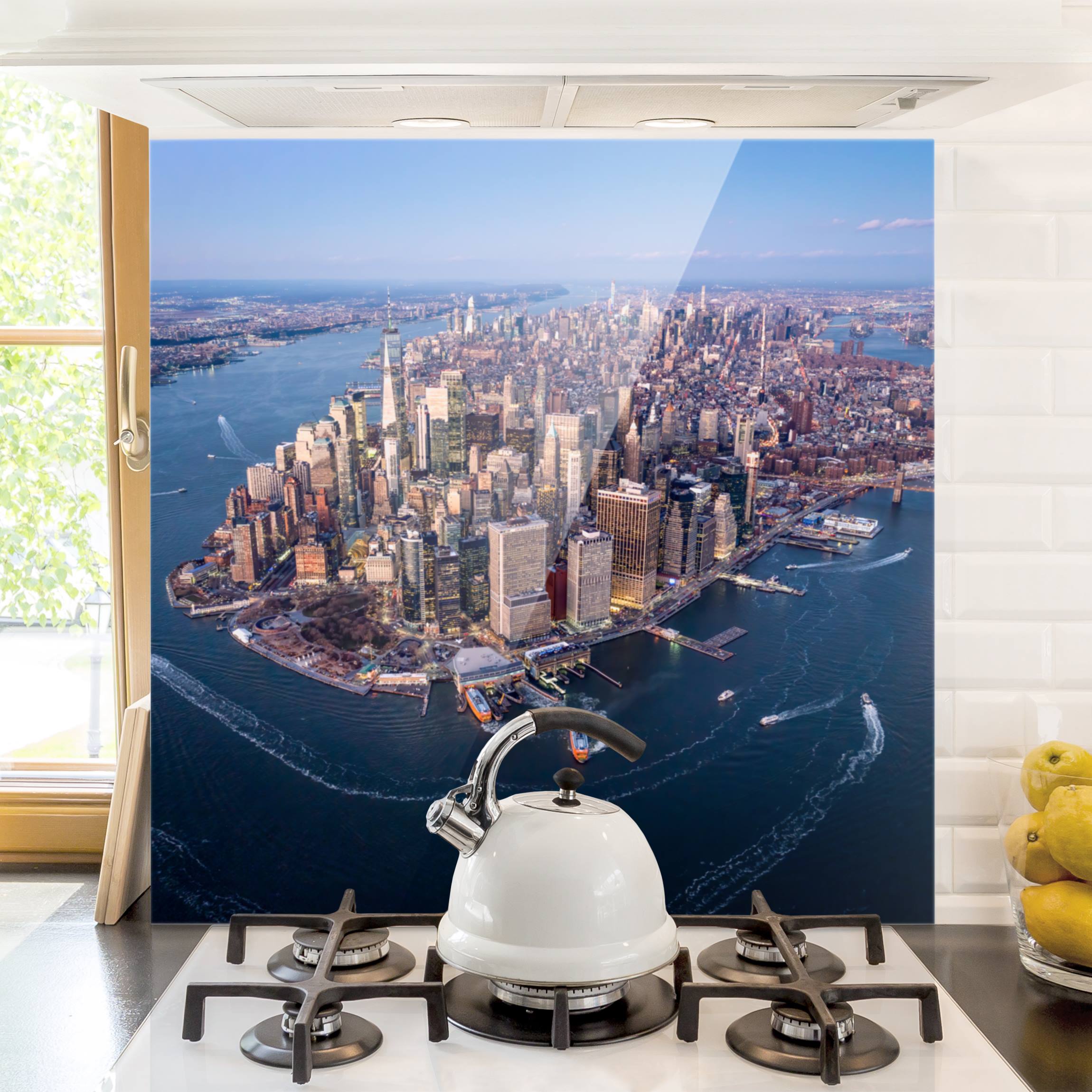 Glas Spritzschutz Big City Life