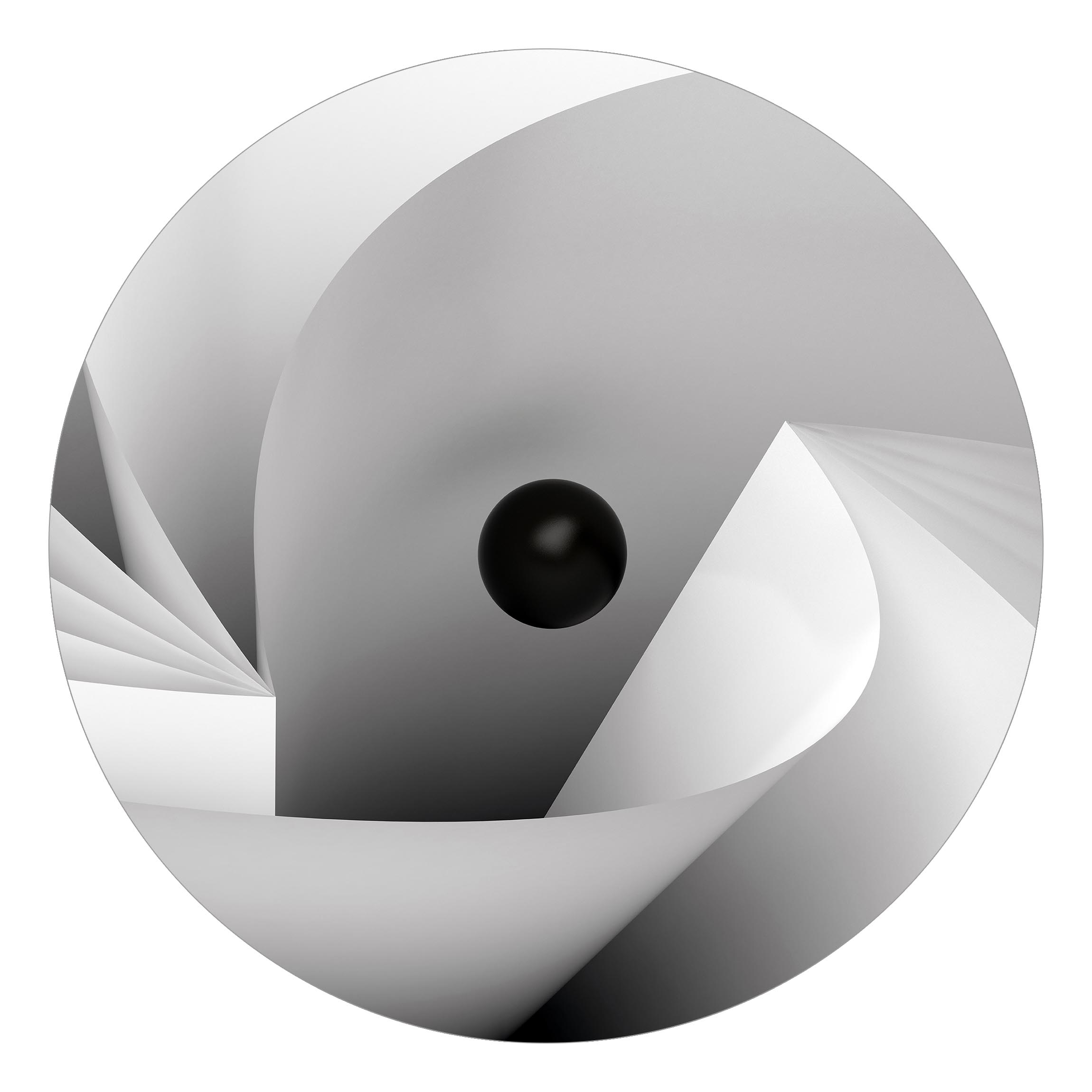 Runde Fototapete Big Eye