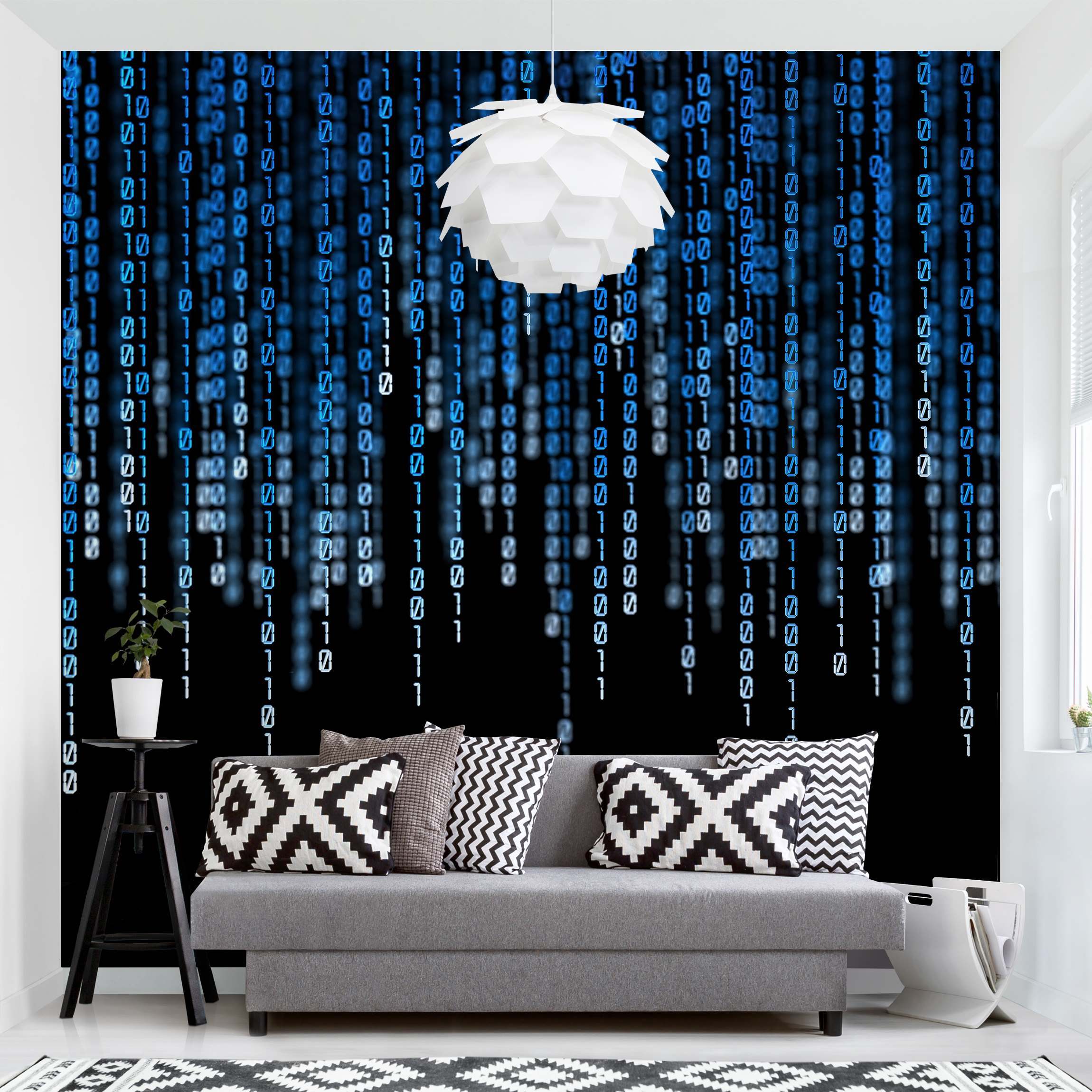 Fototapete Binärischer Code