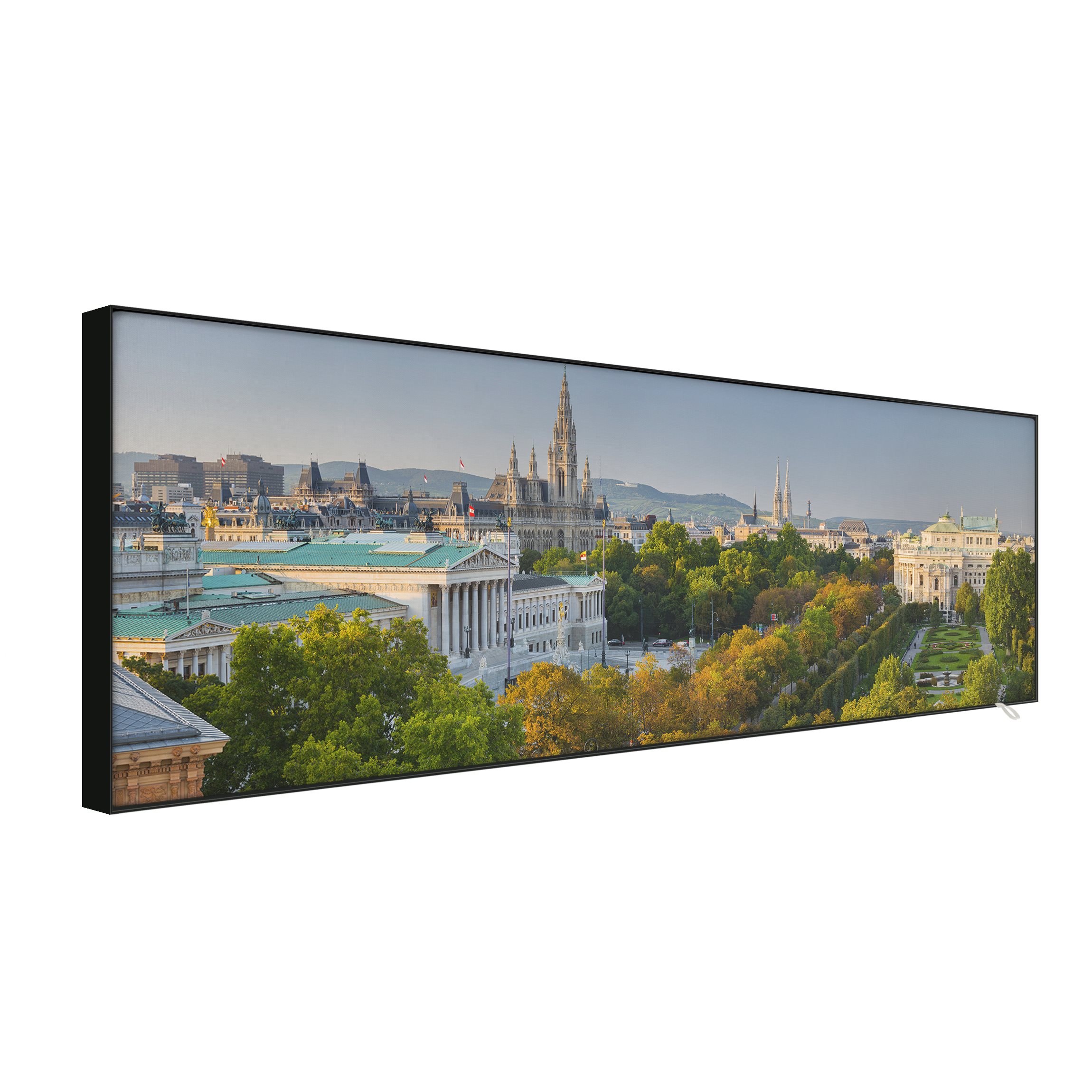 Wechselbild Blick über Wien