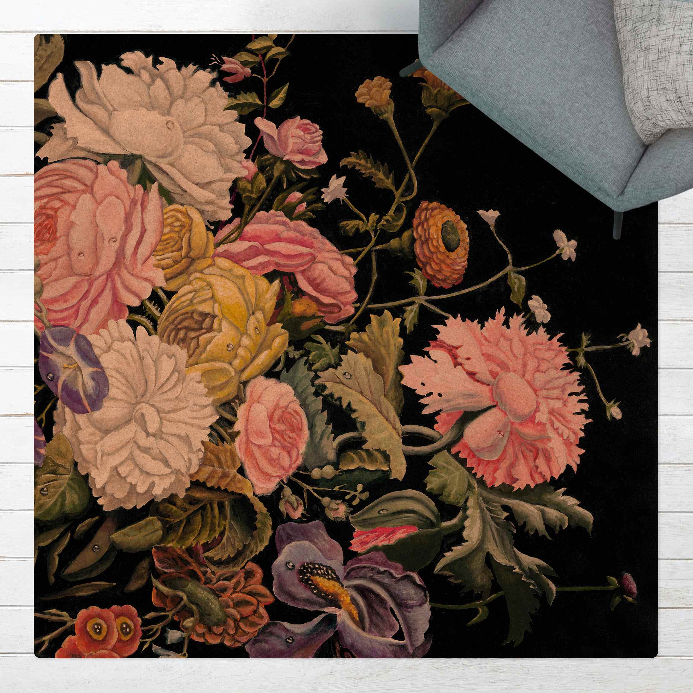 Kork-Teppich Blumentraum Bouquet
