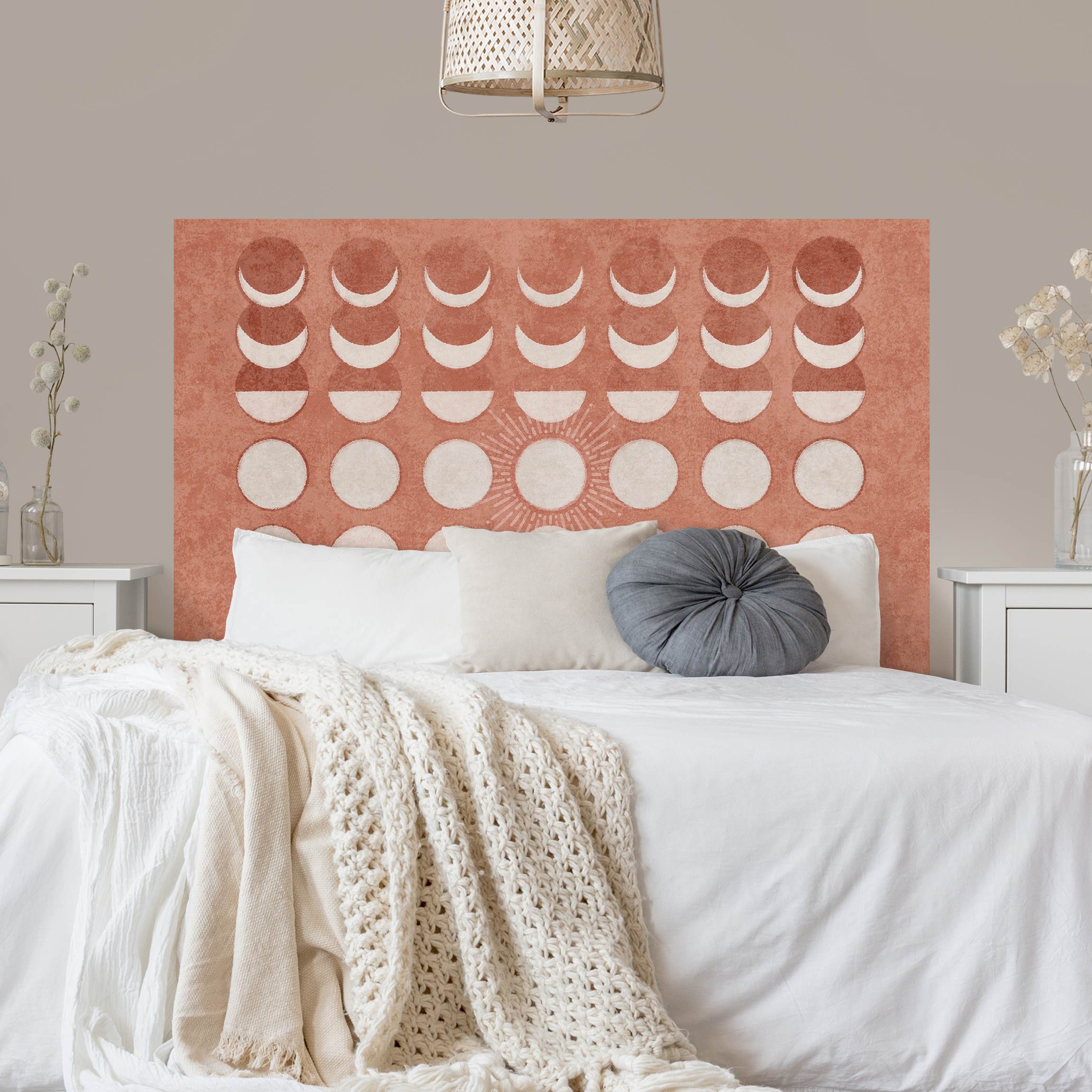 Kopfteil Bett Boho Mondphasen
