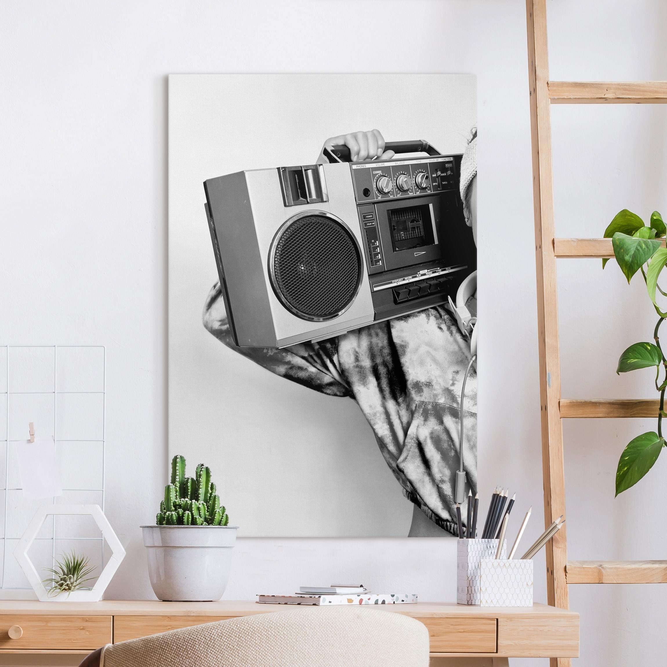 Leinwandbild Boombox