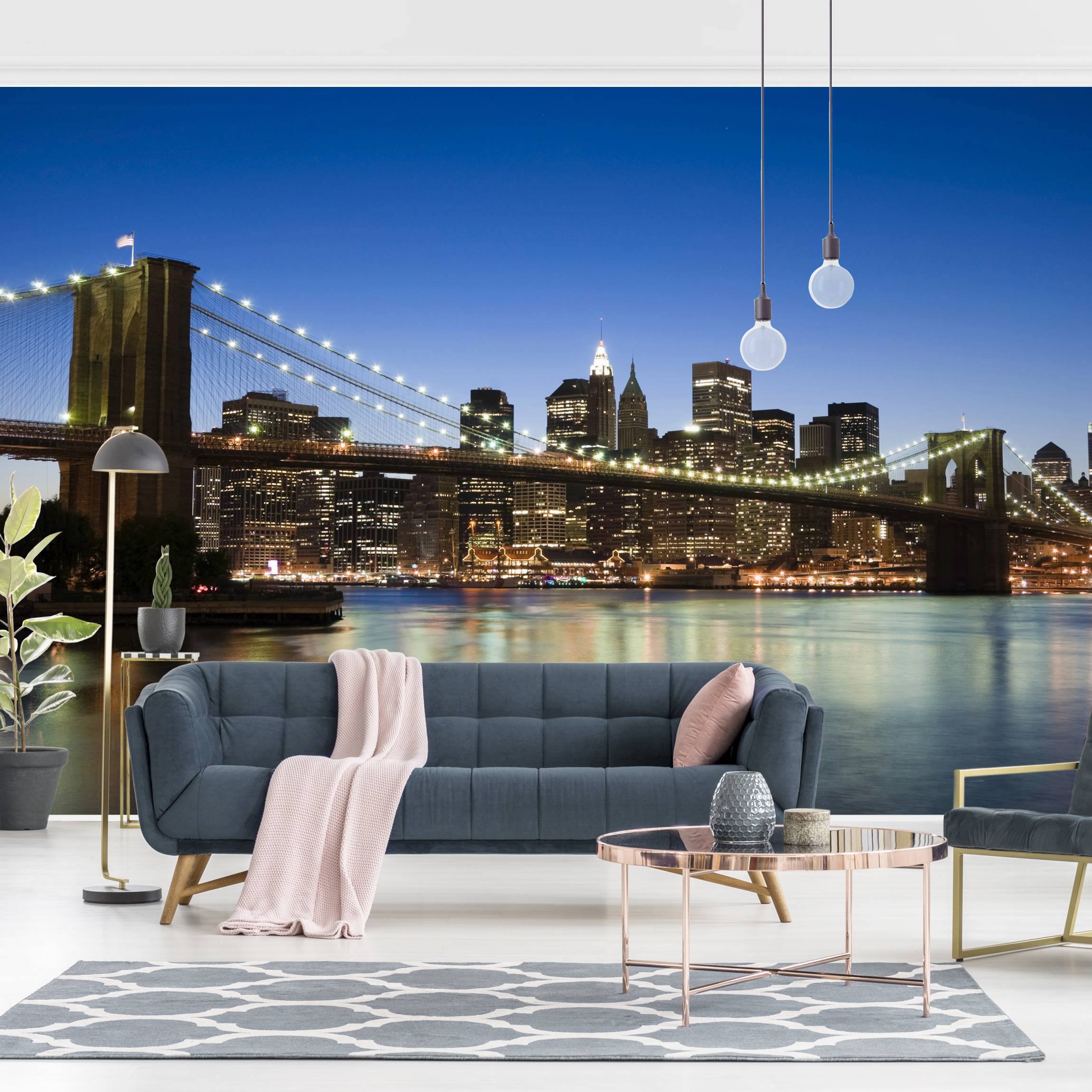 Fototapete Brooklyn Brücke in New York