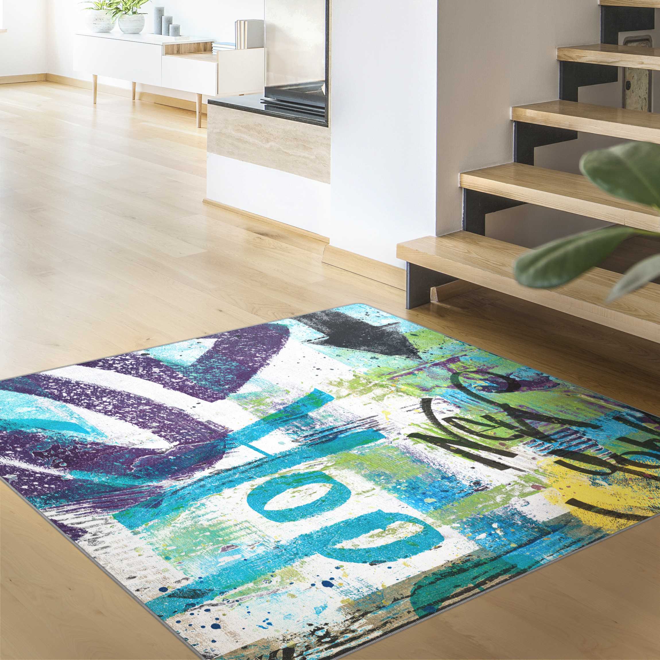 Teppich Brooklyn Graffiti II