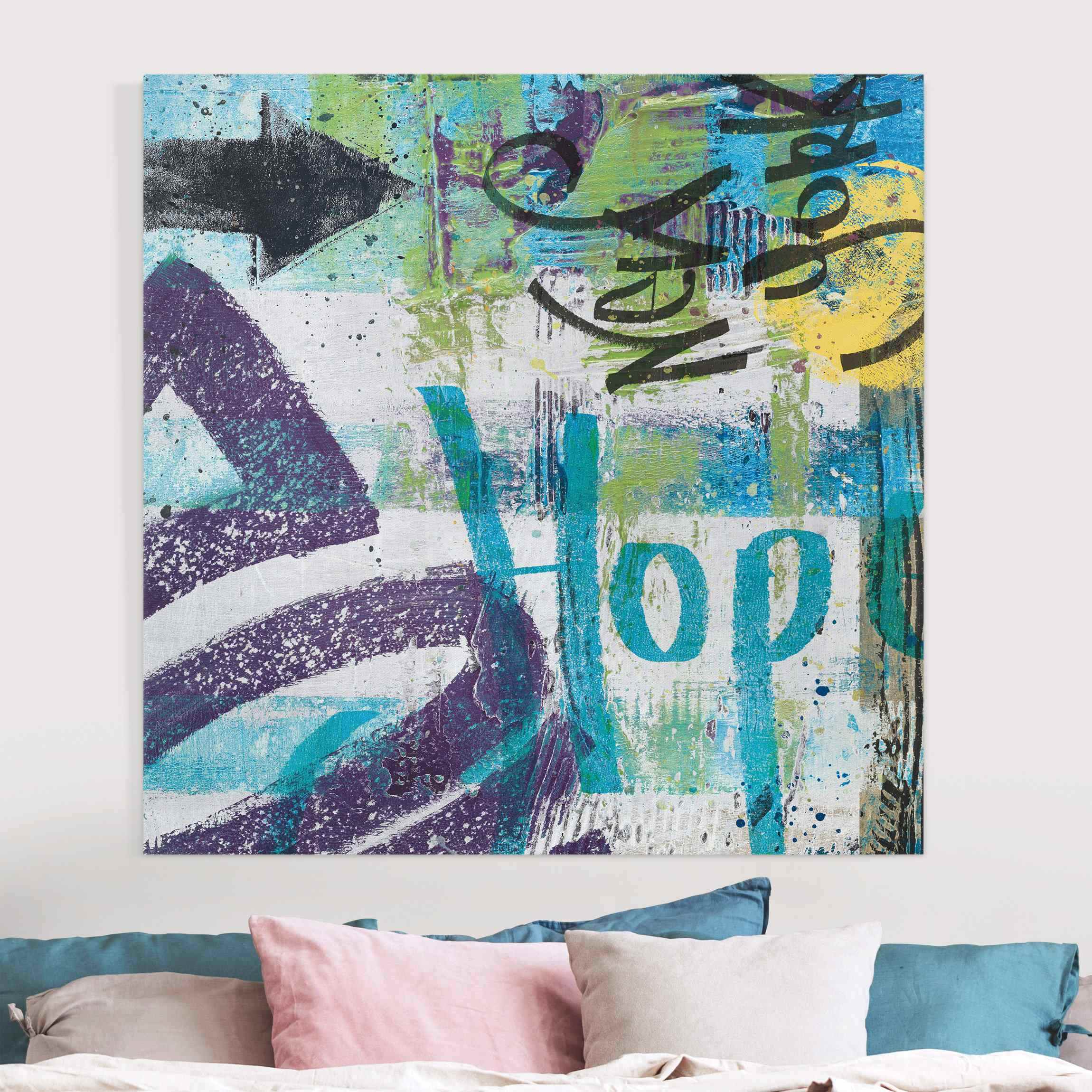 Leinwandbild Brooklyn Graffiti II