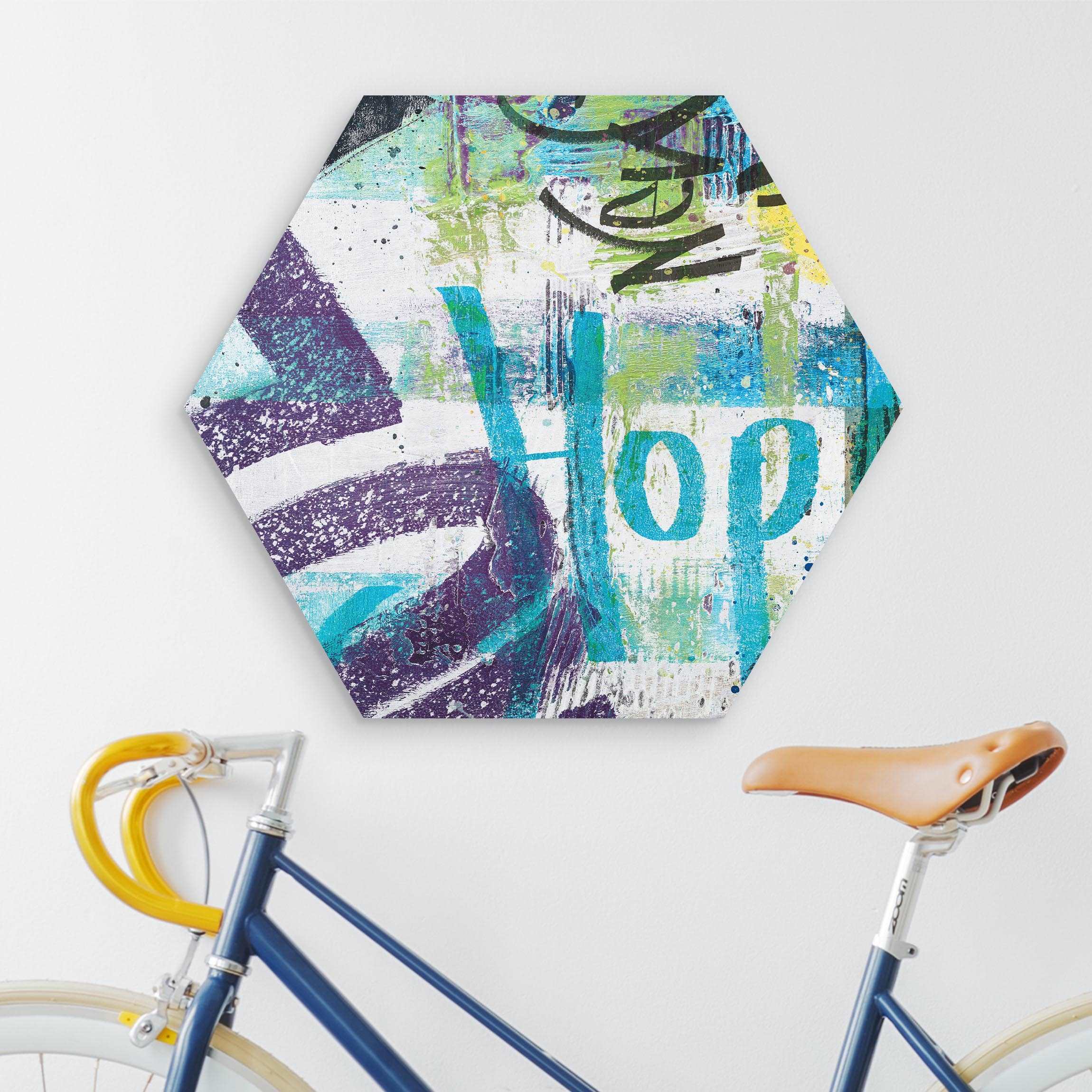 Hexagon-Forexbild Brooklyn Graffiti II