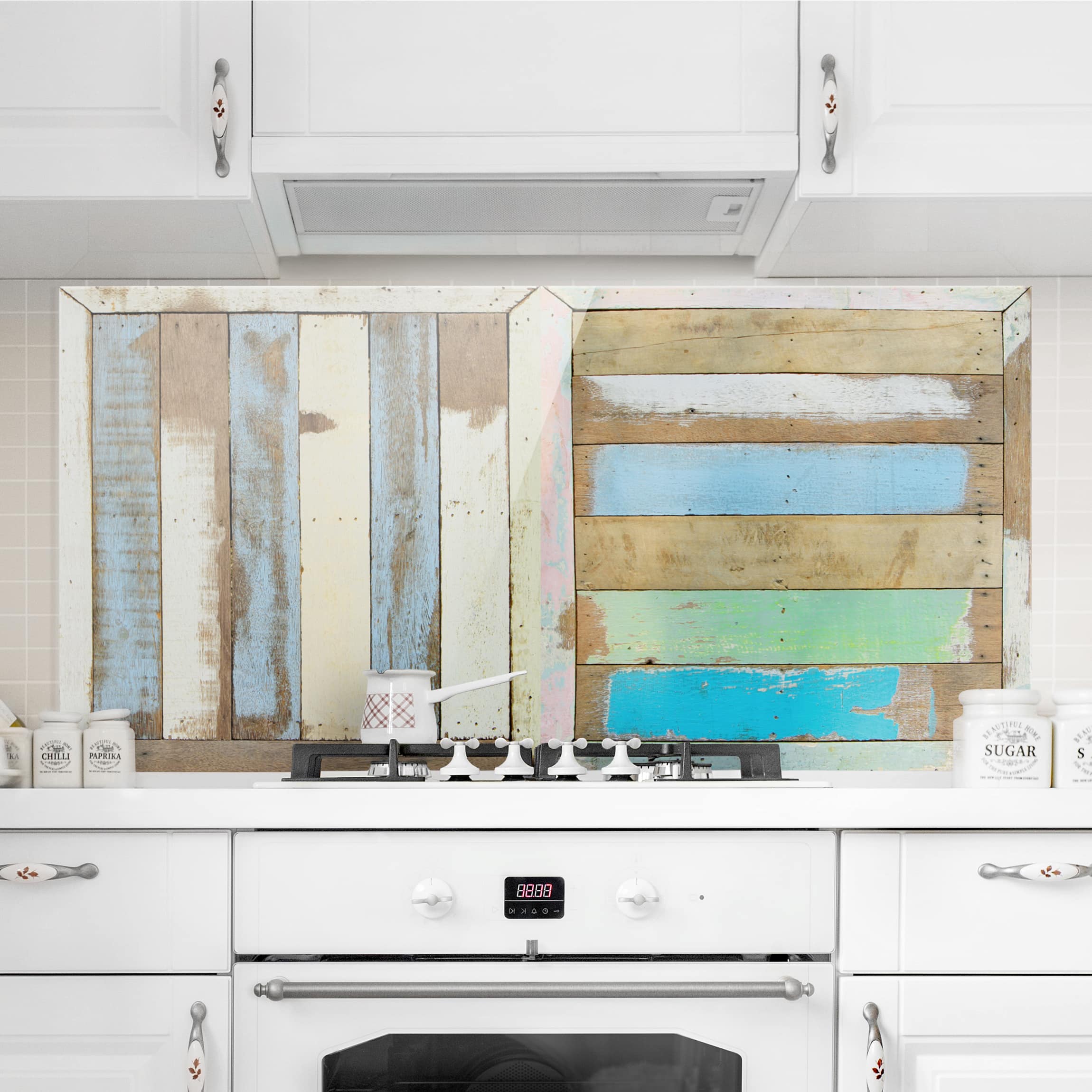 Glas Spritzschutz Rustic Timber